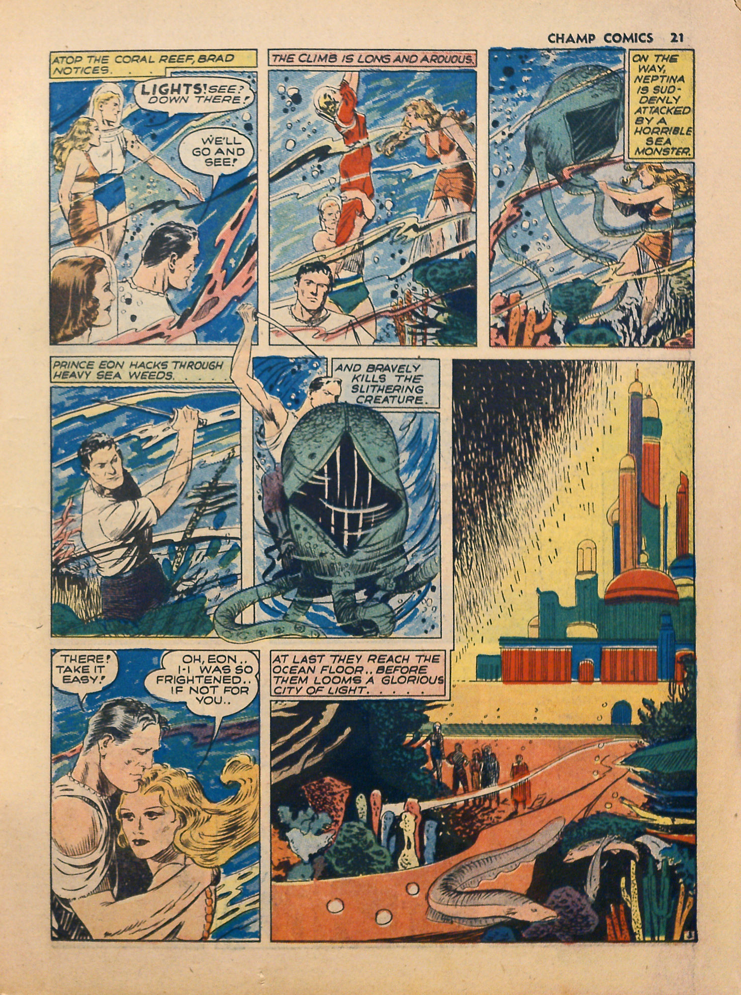 Read online Champ Comics comic -  Issue #14 - 23