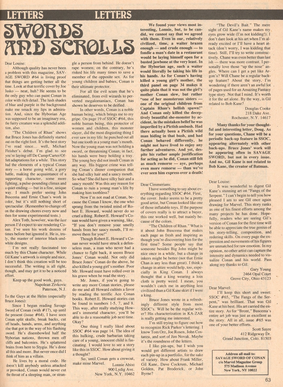 Read online The Savage Sword Of Conan comic -  Issue #67 - 63