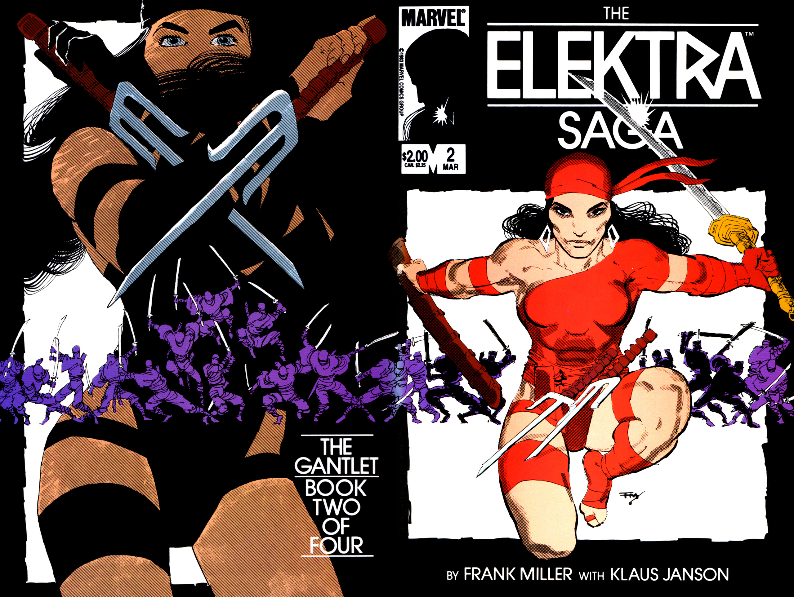 Read online The Elektra Saga comic -  Issue #2 - 1
