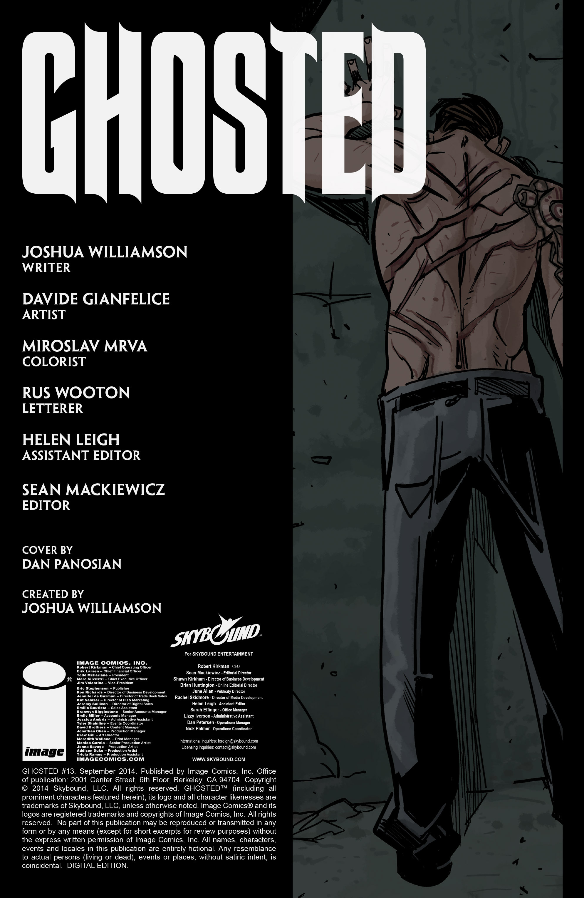 Read online Ghosted comic -  Issue #13 - 2