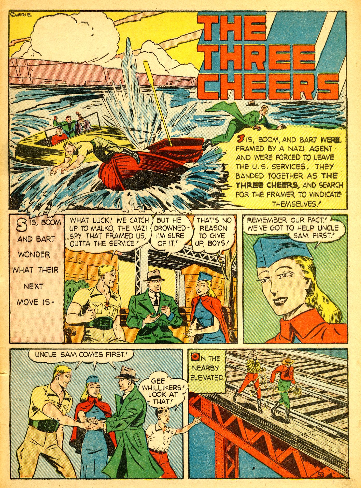 Read online Our Flag Comics comic -  Issue #2 - 54