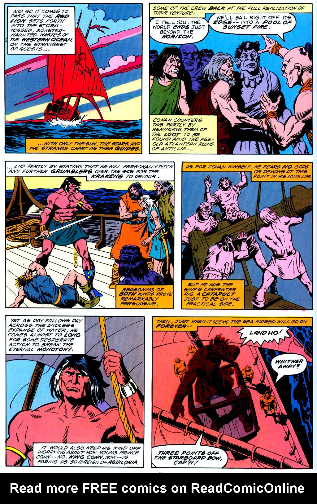 Read online Marvel Graphic Novel comic -  Issue #42 - Conan of the Isles - 51