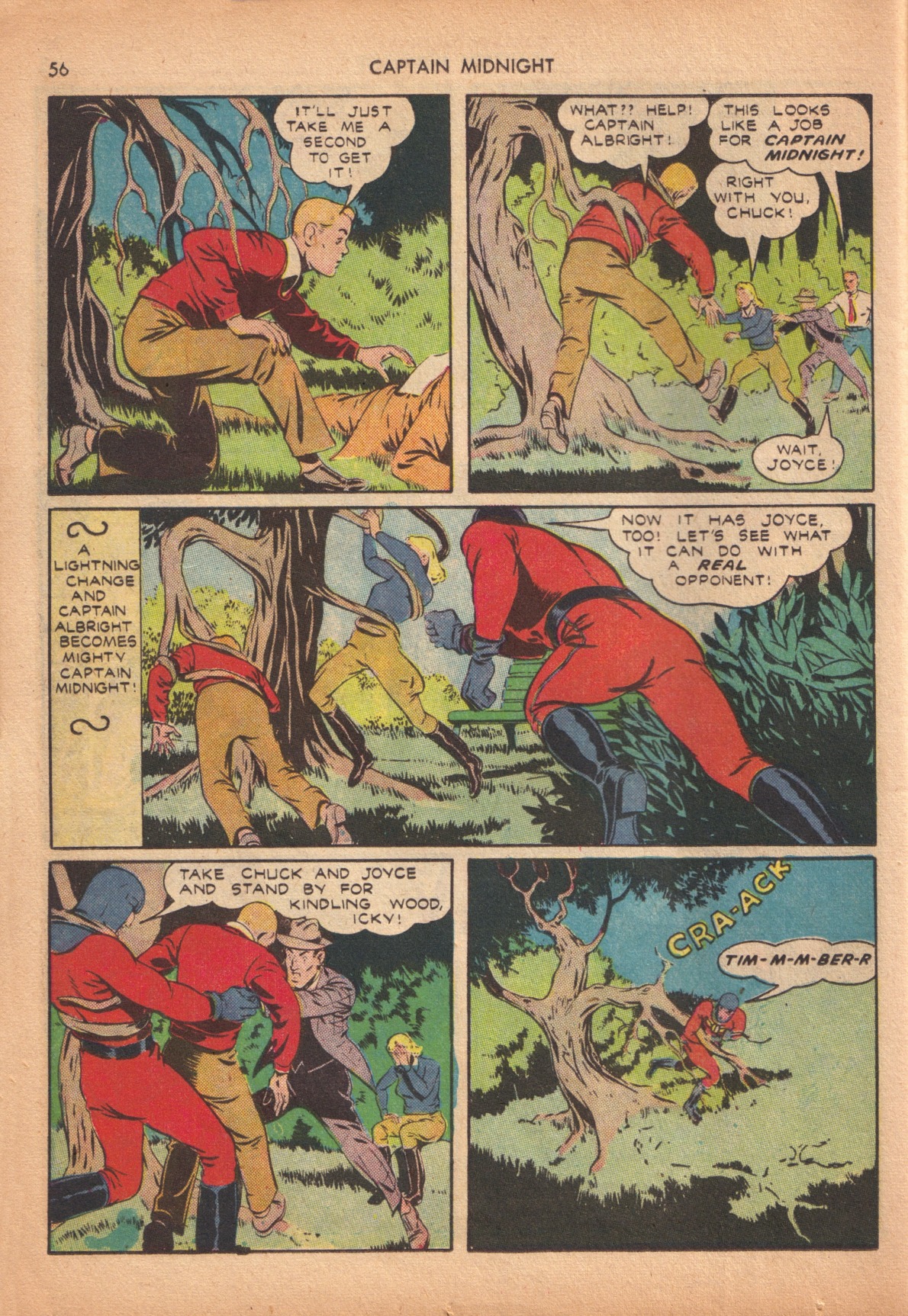 Read online Captain Midnight (1942) comic -  Issue #10 - 52