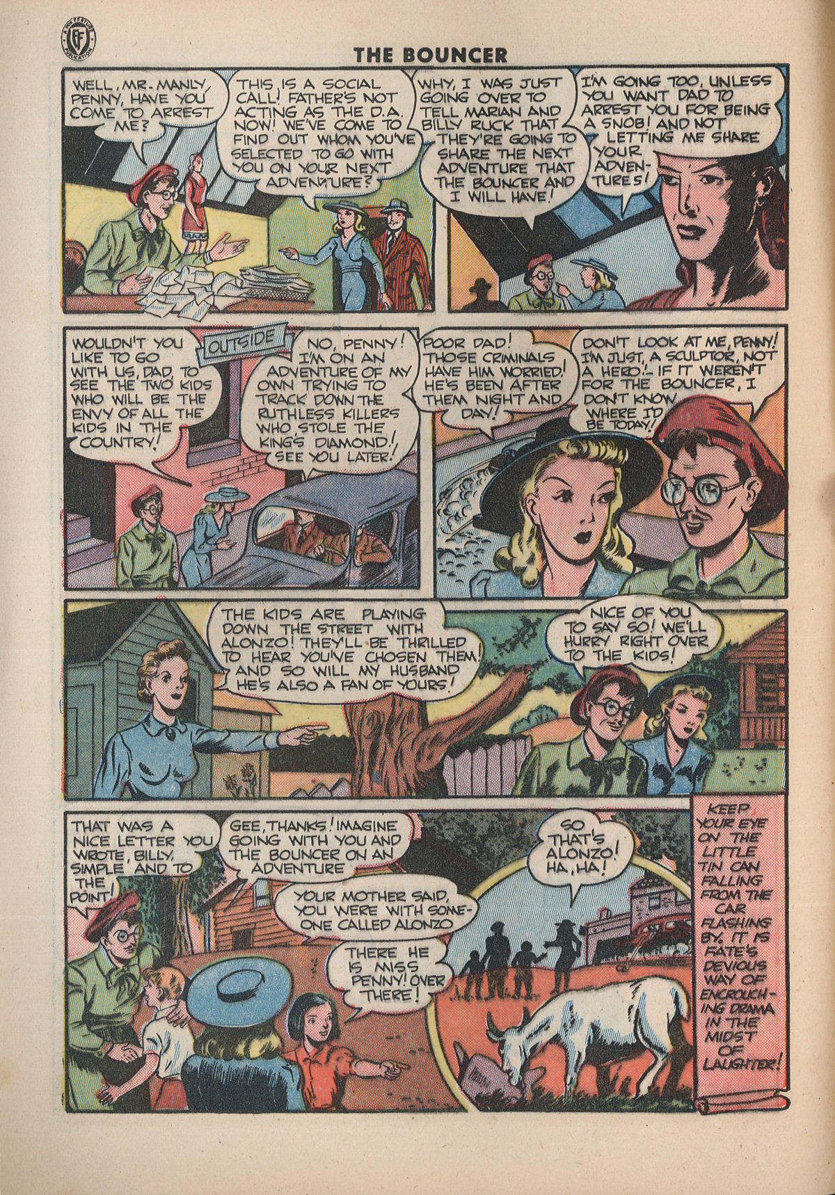 Read online The Bouncer (1944) comic -  Issue #13 - 4