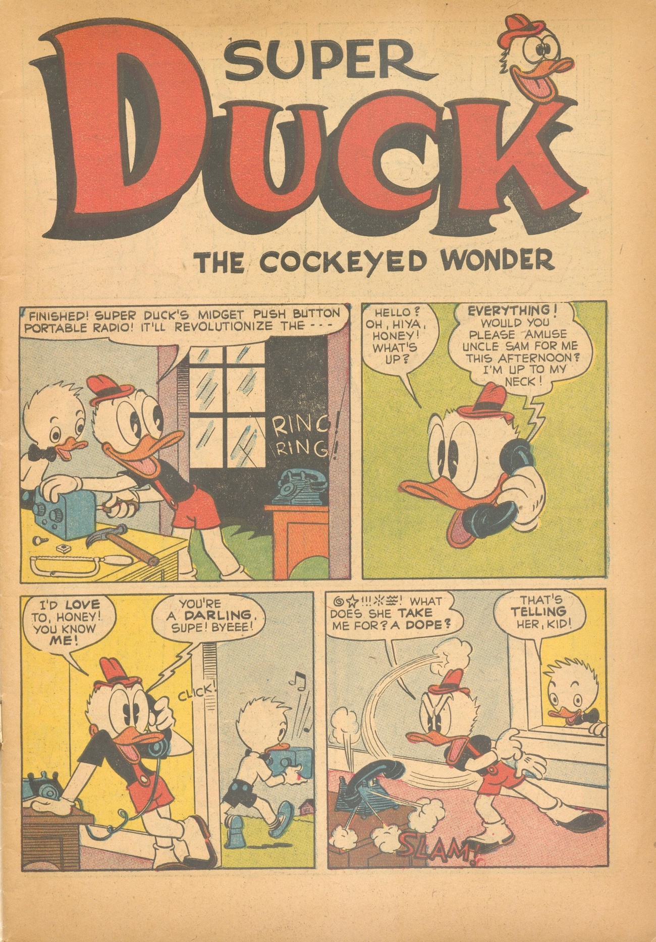 Read online Super Duck Comics comic -  Issue #17 - 3