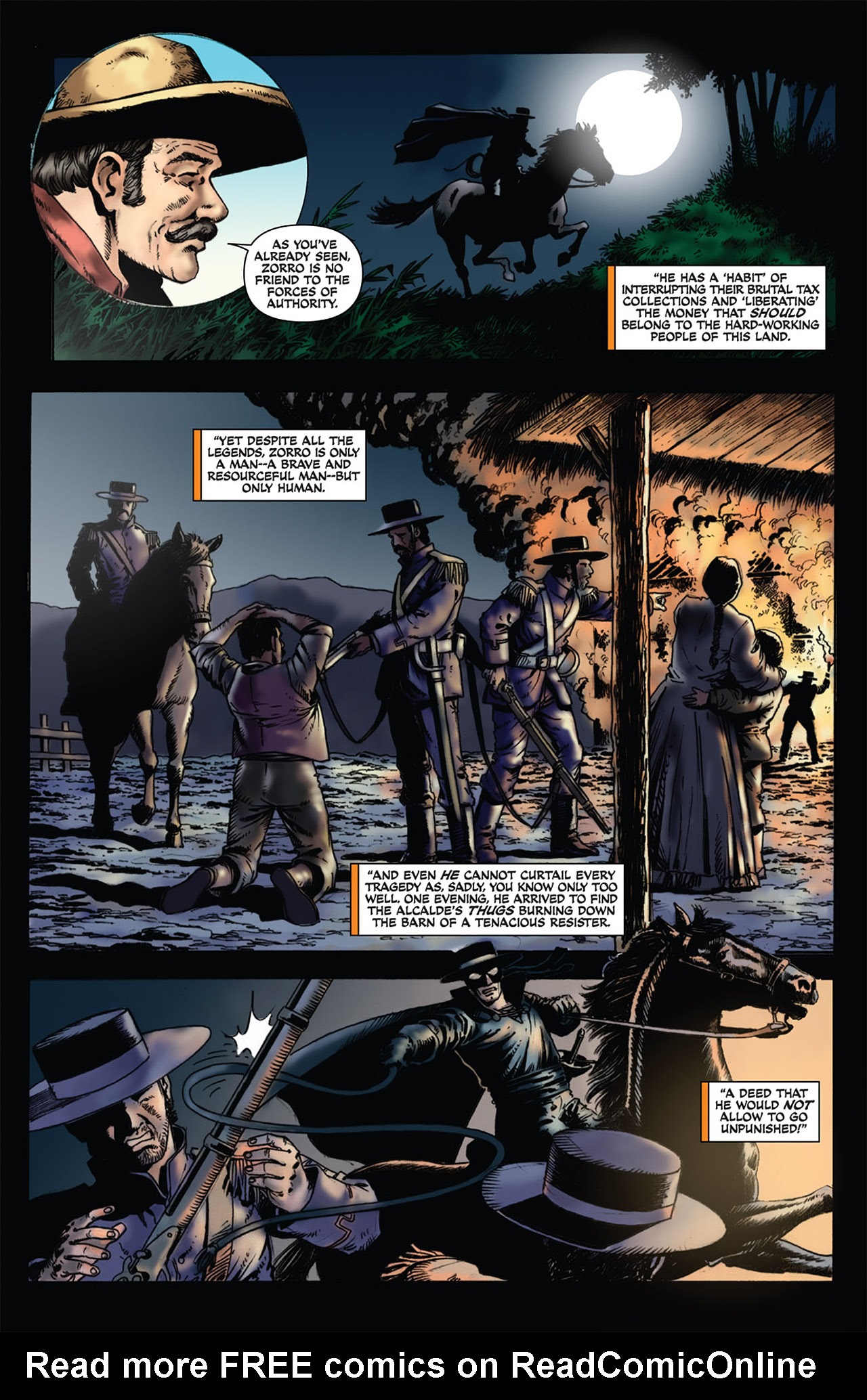 Read online Zorro Rides Again comic -  Issue #4 - 10