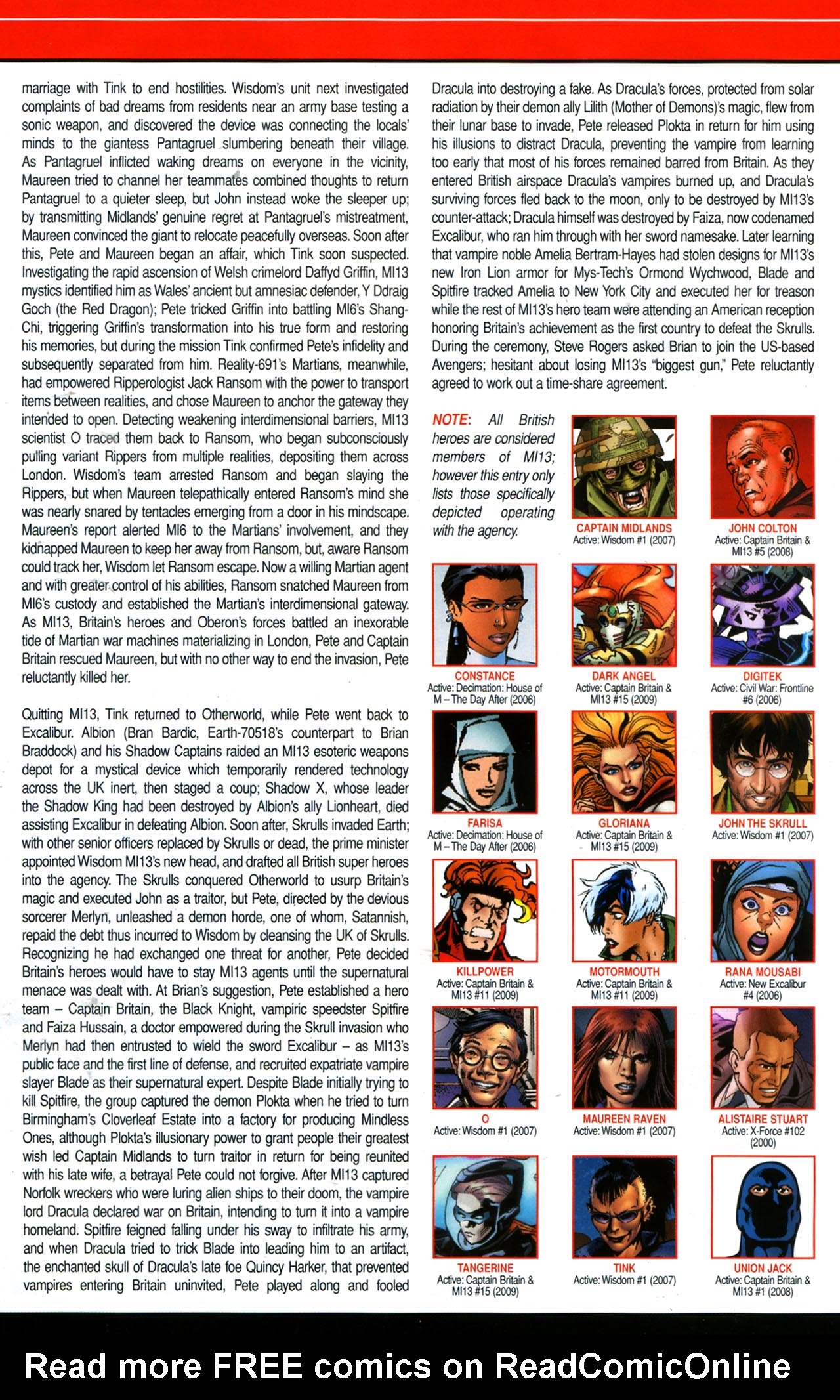 Read online Official Handbook of the Marvel Universe A To Z Update comic -  Issue #3 - 30