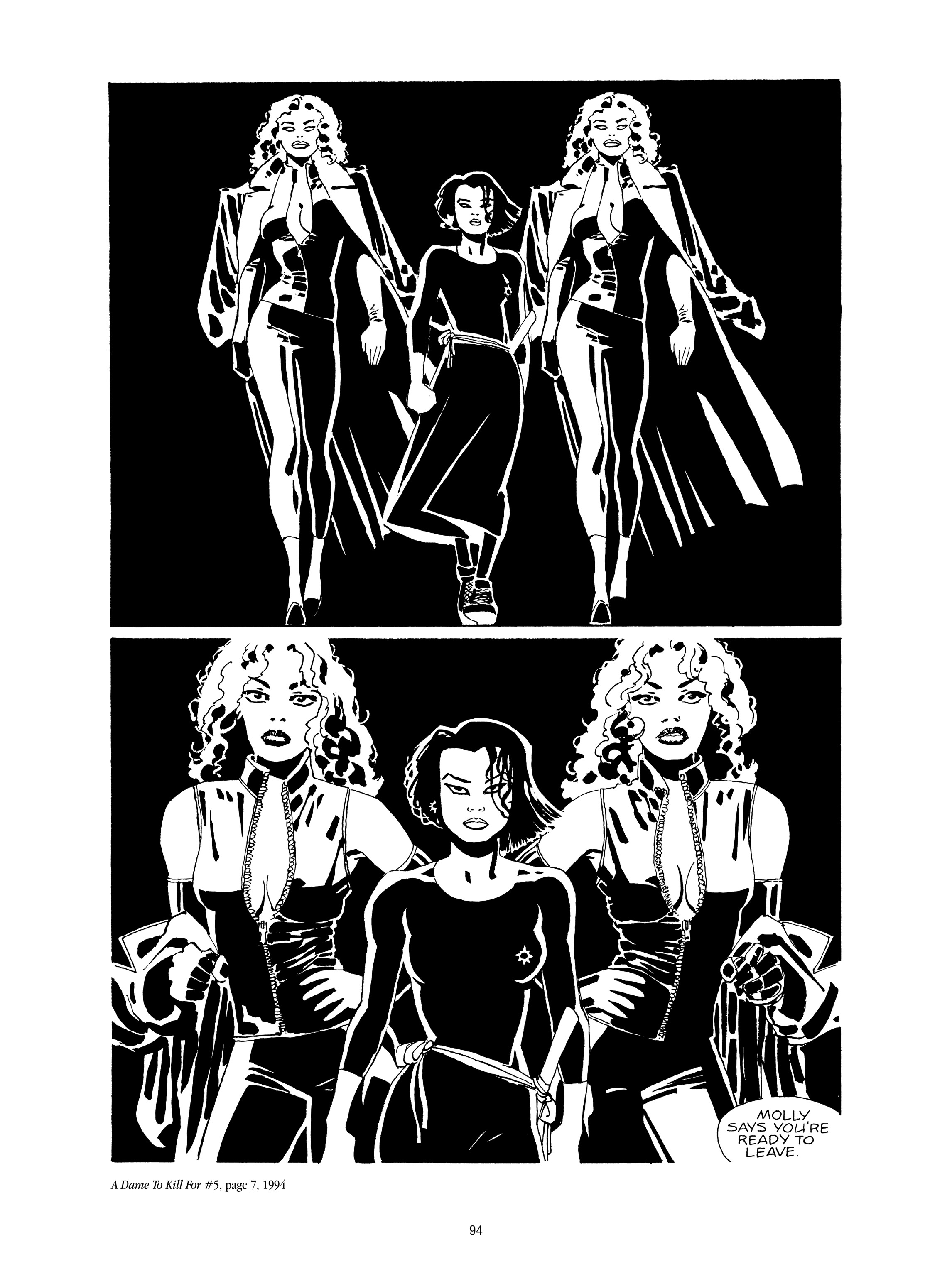 Read online Frank Miller: The Art of Sin City comic -  Issue # TPB - 101