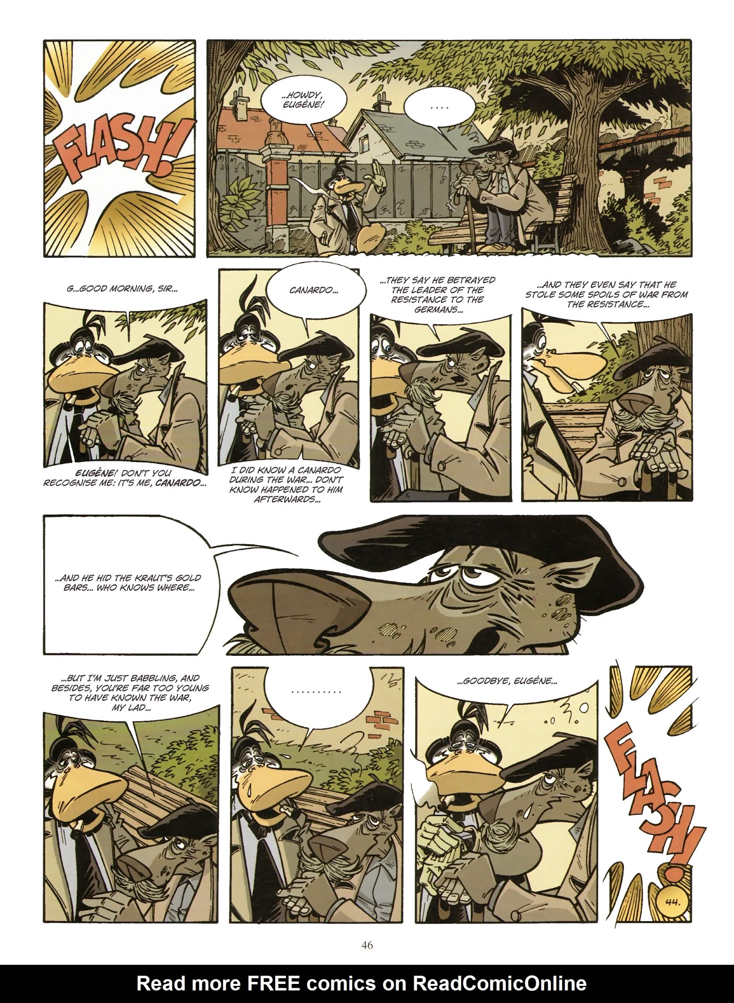 Read online Une enquête de l'inspecteur Canardo comic -  Issue #11 - 47