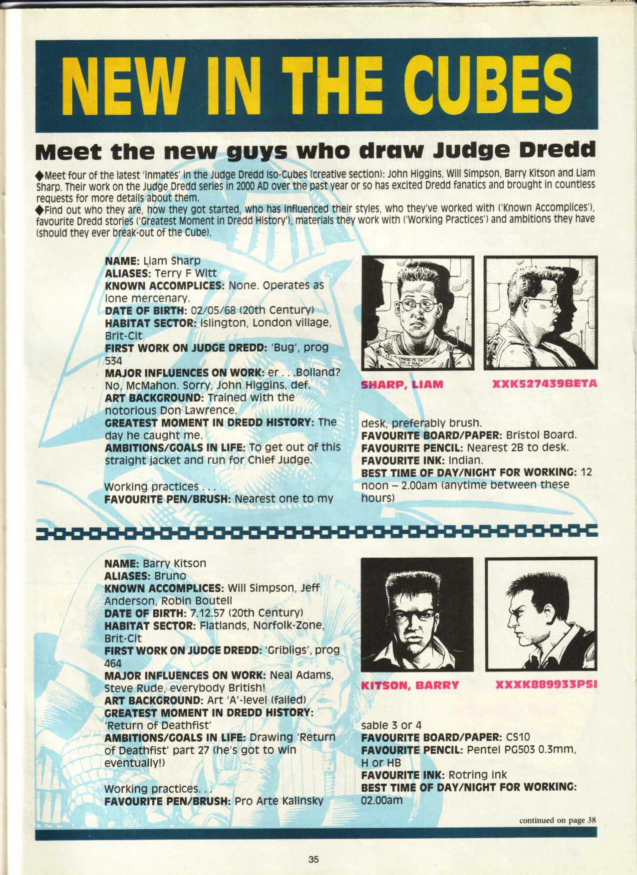 Read online Judge Dredd Mega-Special comic -  Issue #1 - 36