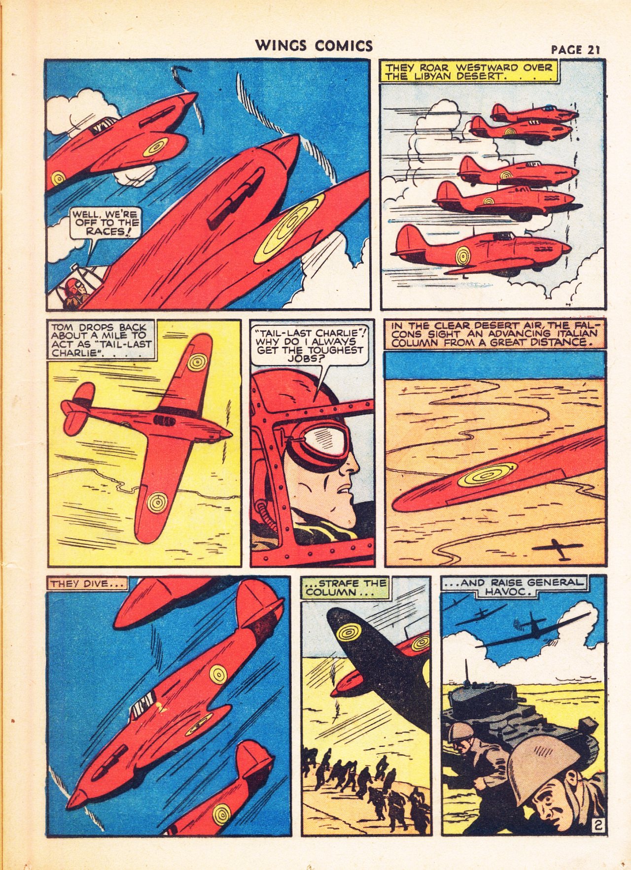 Read online Wings Comics comic -  Issue #8 - 23