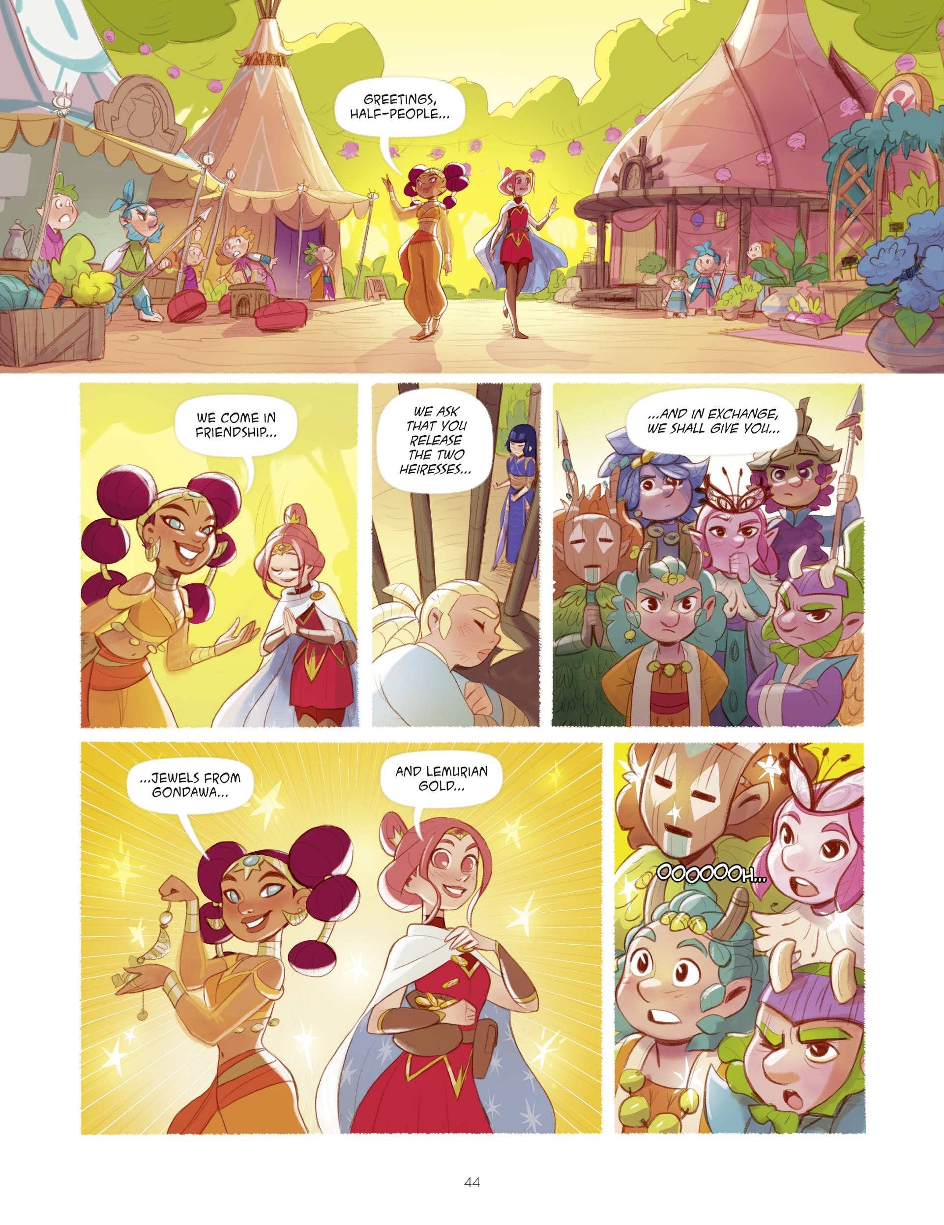 Read online The Unicorn Legacy: Call of the Goddess comic -  Issue # TPB - 43
