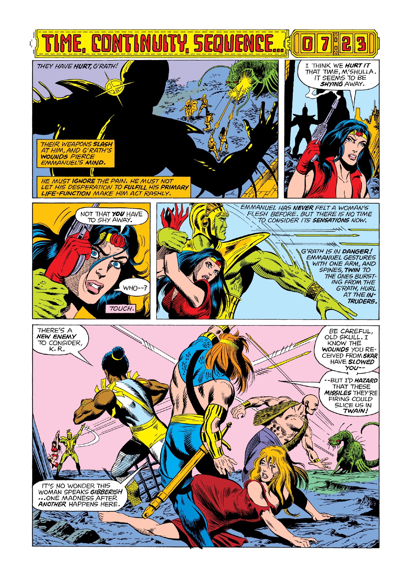 Read online Marvel Masterworks: Killraven comic -  Issue # TPB 1 (Part 4) - 6