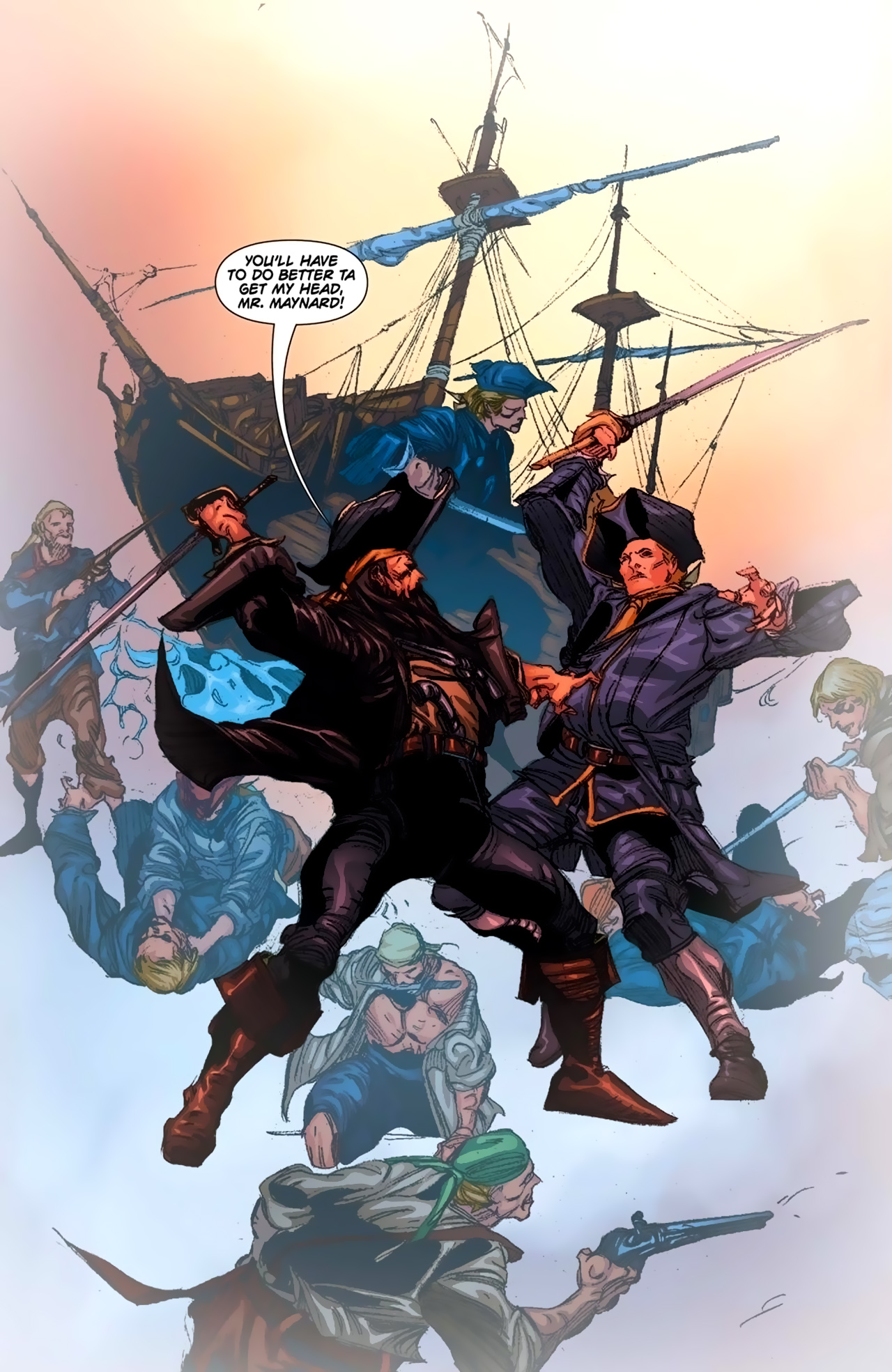 Read online Blackbeard: Legend of the Pyrate King comic -  Issue #6 - 10