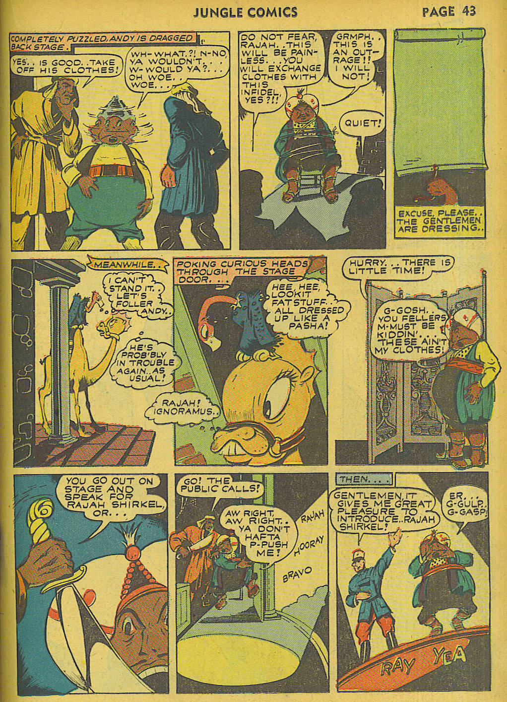 Read online Jungle Comics comic -  Issue #30 - 47