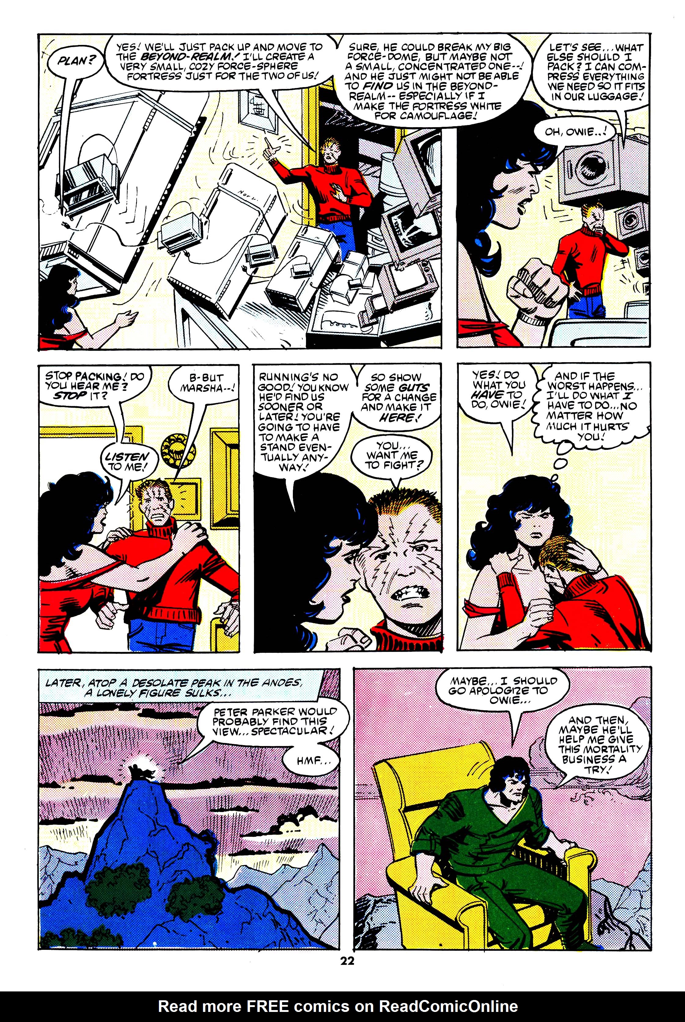 Read online Secret Wars (1985) comic -  Issue #73 - 22