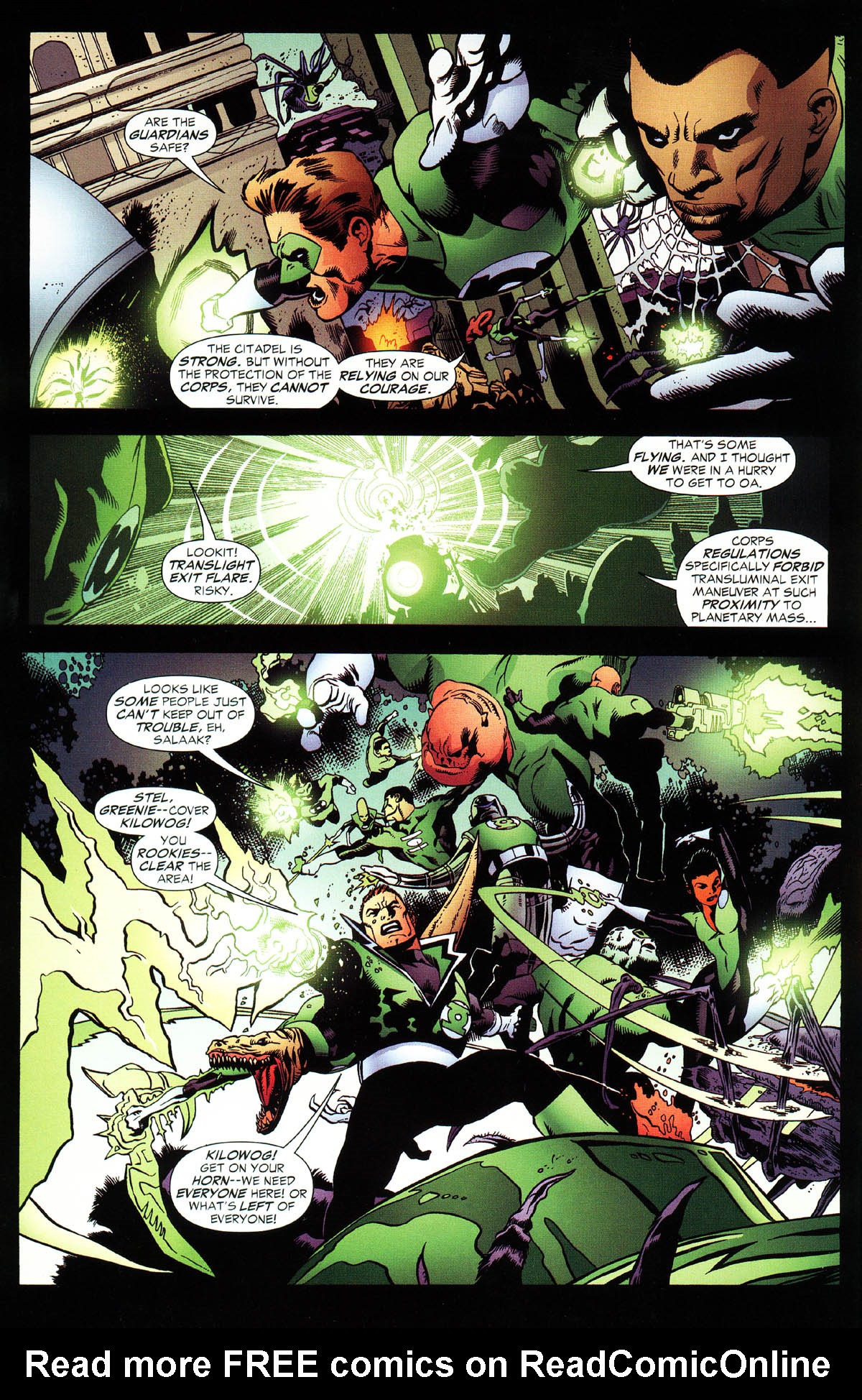 Read online Green Lantern Corps: Recharge comic -  Issue #5 - 5