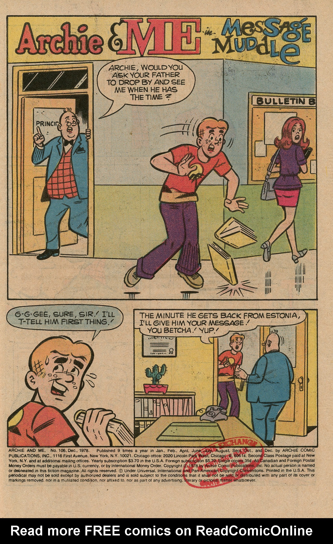 Read online Archie and Me comic -  Issue #106 - 3