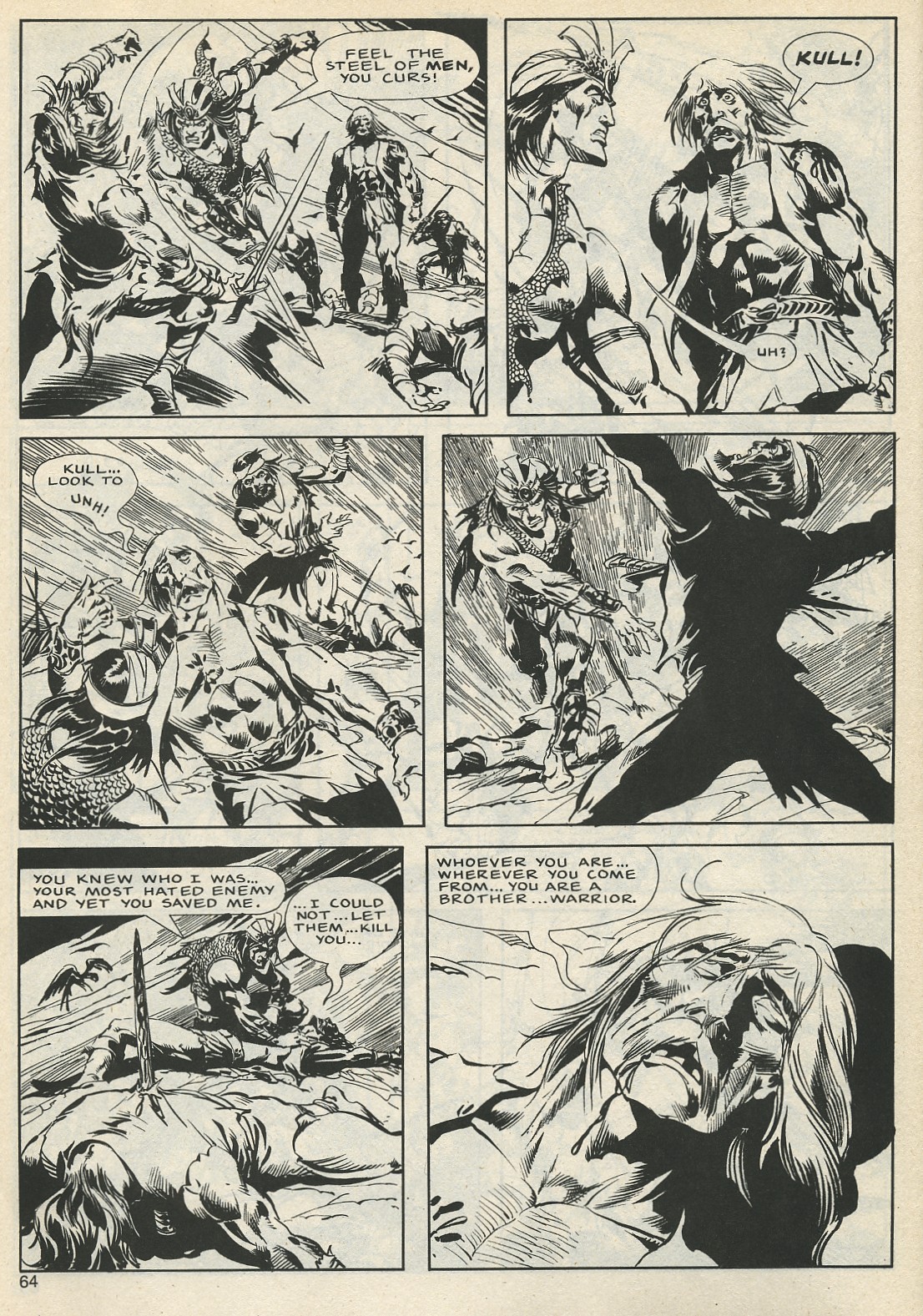 Read online The Savage Sword Of Conan comic -  Issue #127 - 64