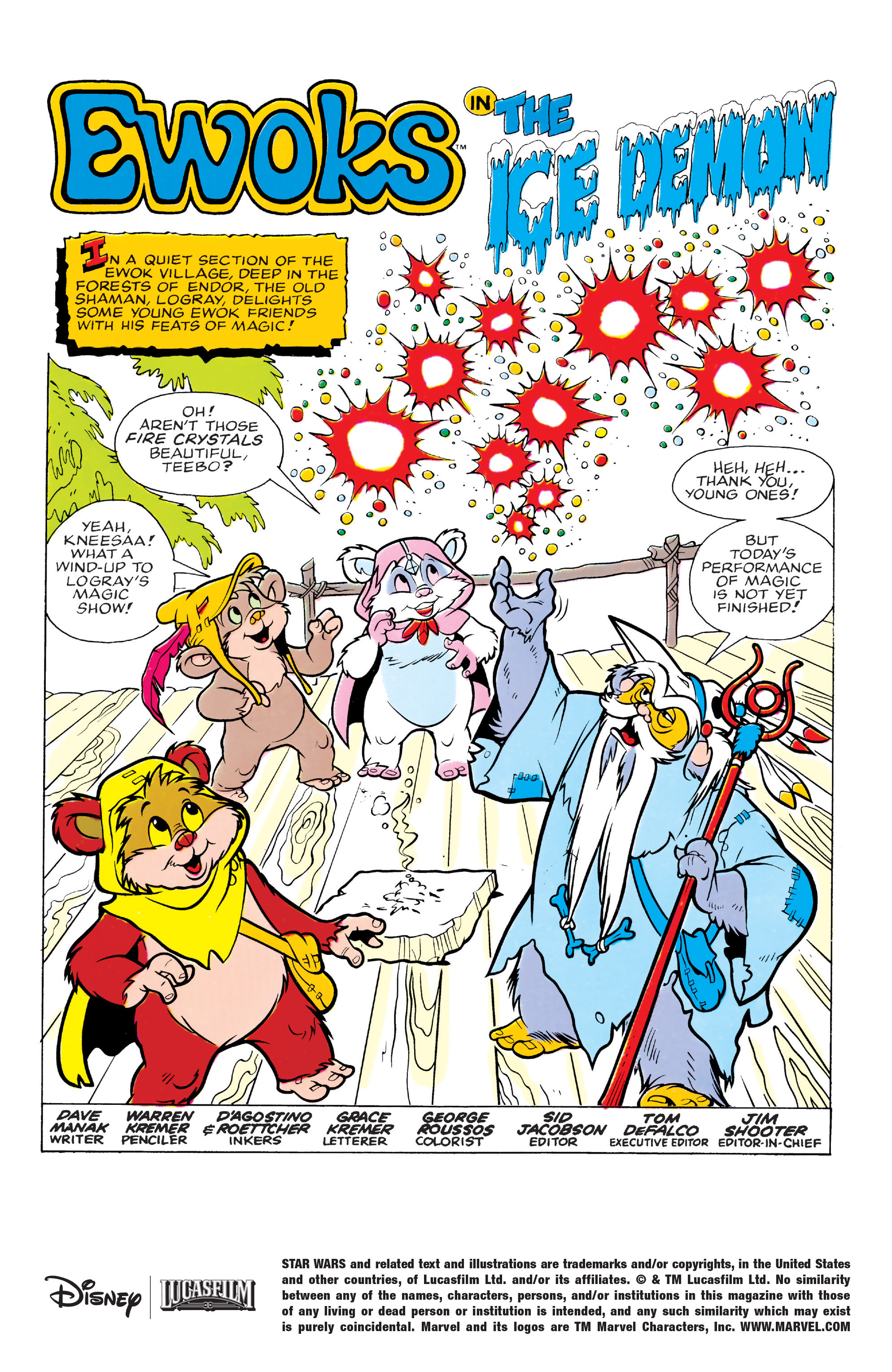 Read online Ewoks comic -  Issue #6 - 2