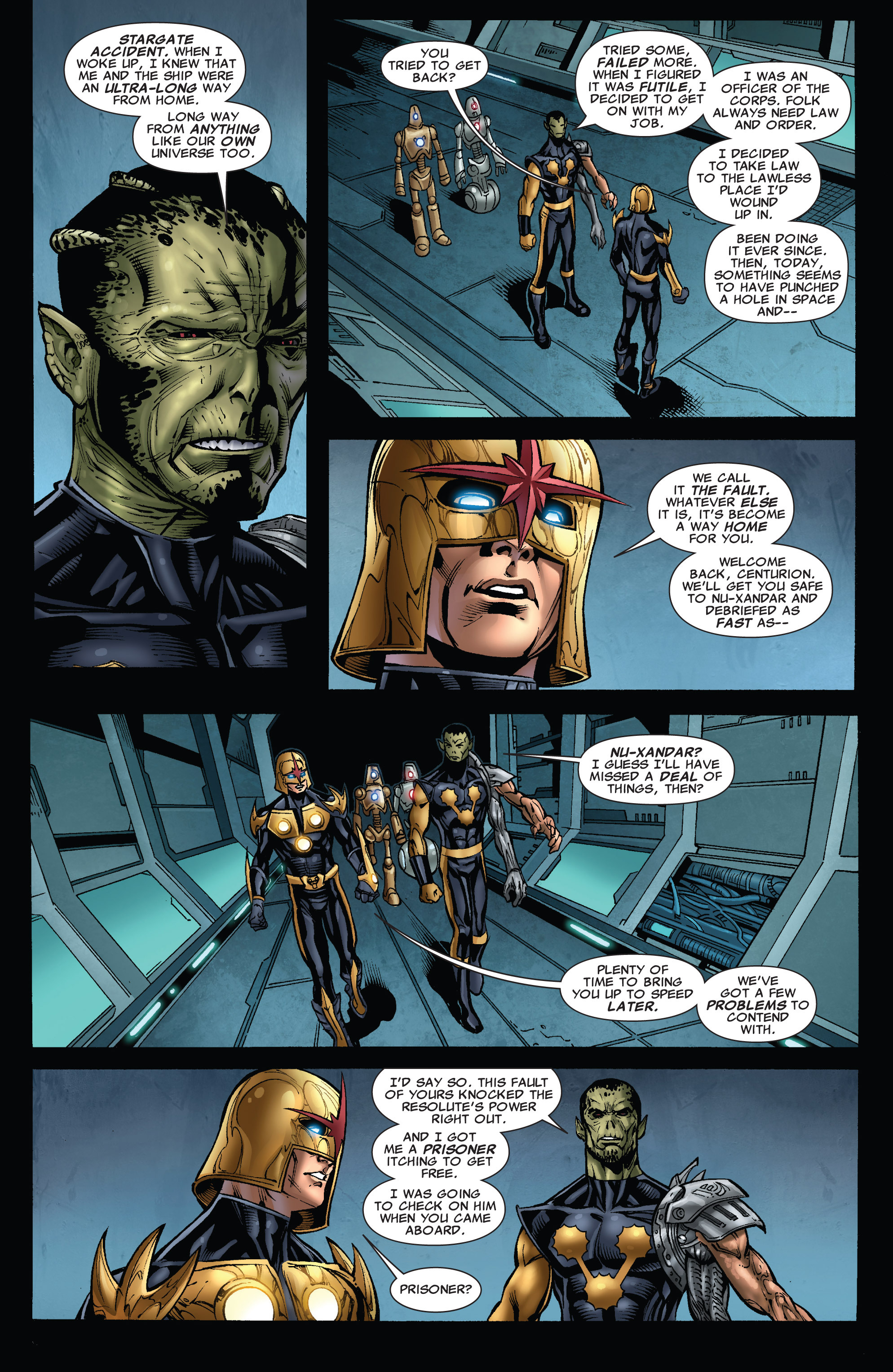 Read online Nova (2007) comic -  Issue #29 - 12