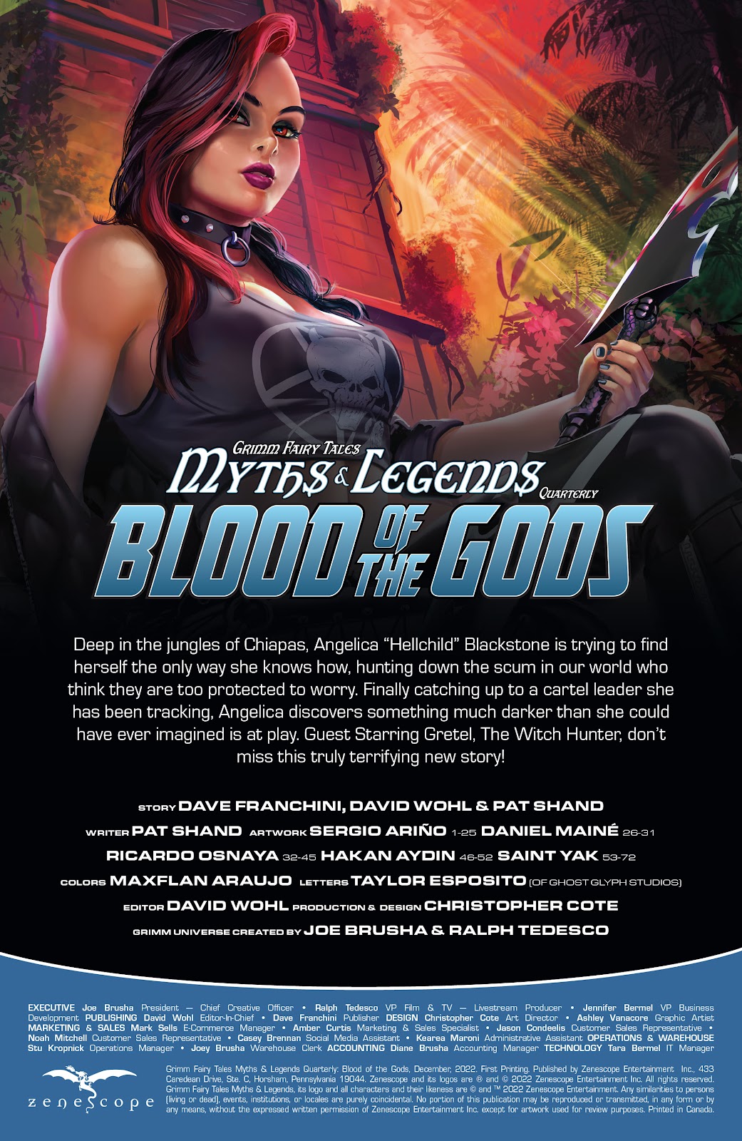 Myths & Legends Quarterly: Blood of the Gods issue Full - Page 2