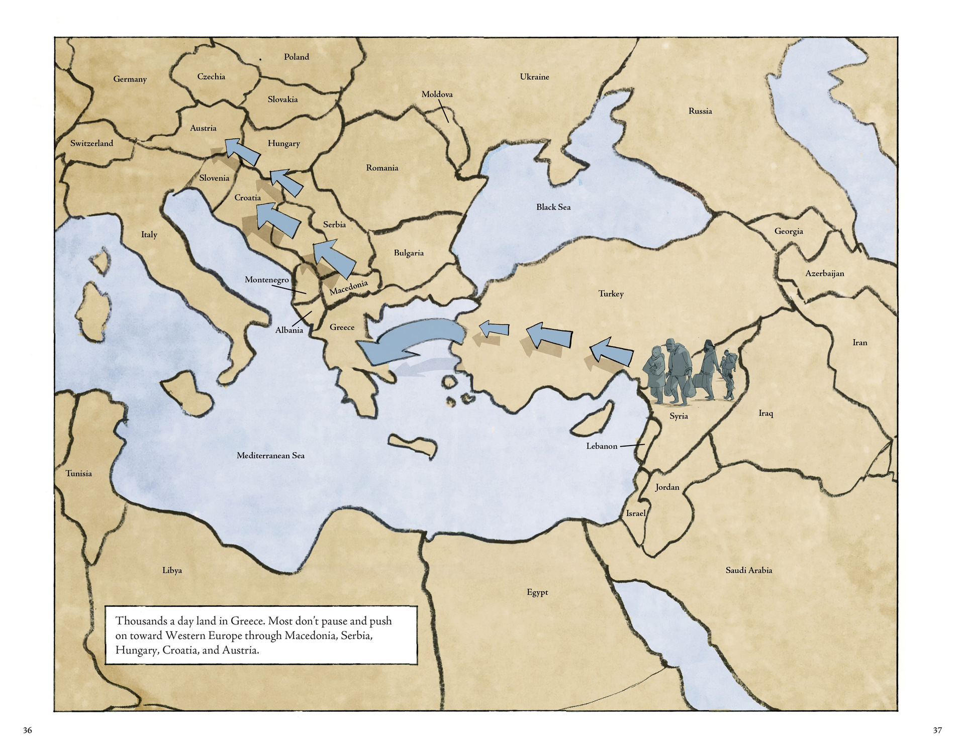 Read online The Unwanted: Stories of the Syrian Refugees comic -  Issue # TPB - 33