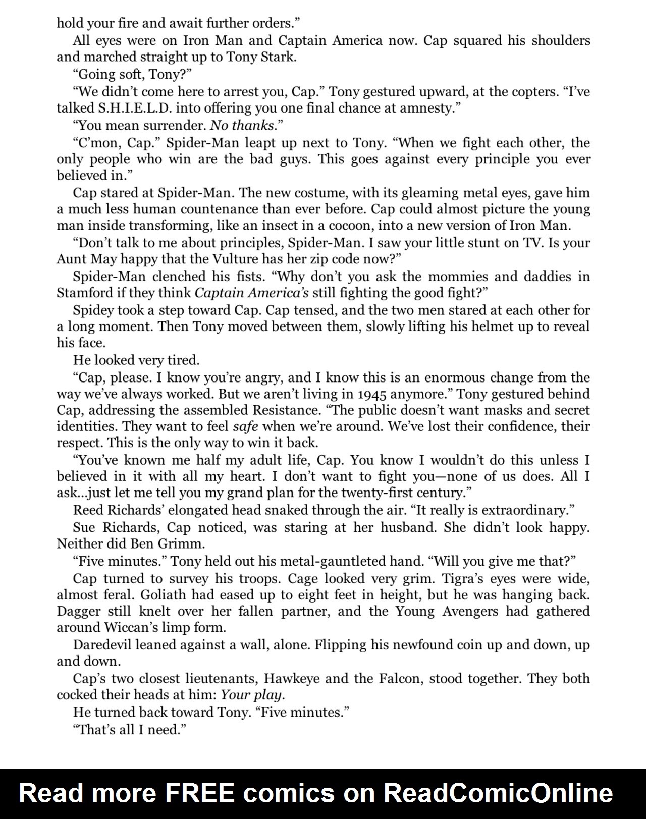 Read online Civil War Prose Novel comic -  Issue # TPB (Part 1) - 91