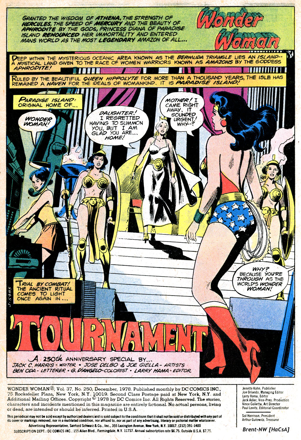 Read online Wonder Woman (1942) comic -  Issue #250 - 2