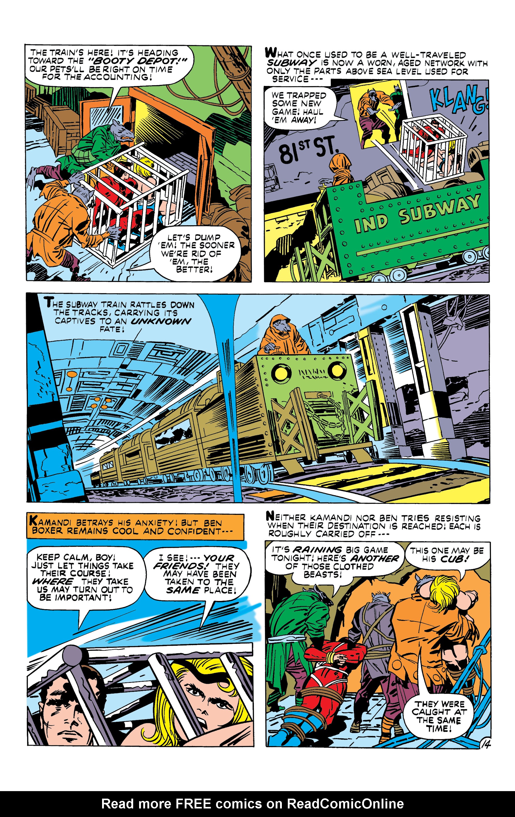 Read online Kamandi, The Last Boy On Earth comic -  Issue #2 - 14