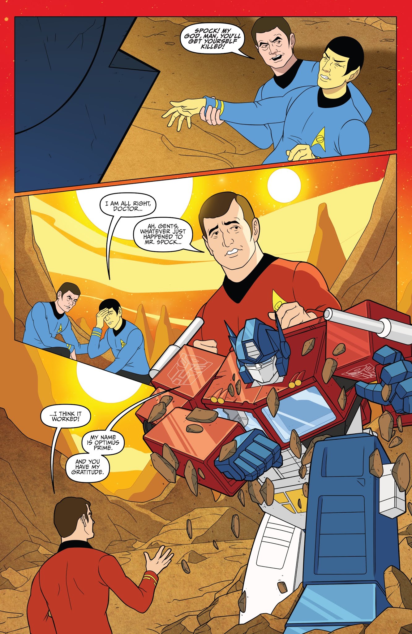 Read online Star Trek vs. Transformers comic -  Issue #2 - 6