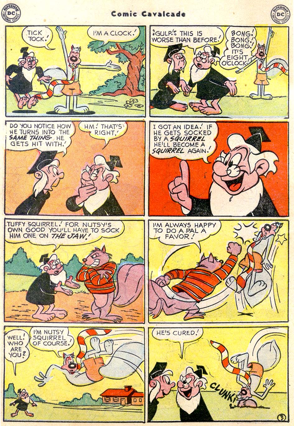 Read online Comic Cavalcade comic -  Issue #54 - 12