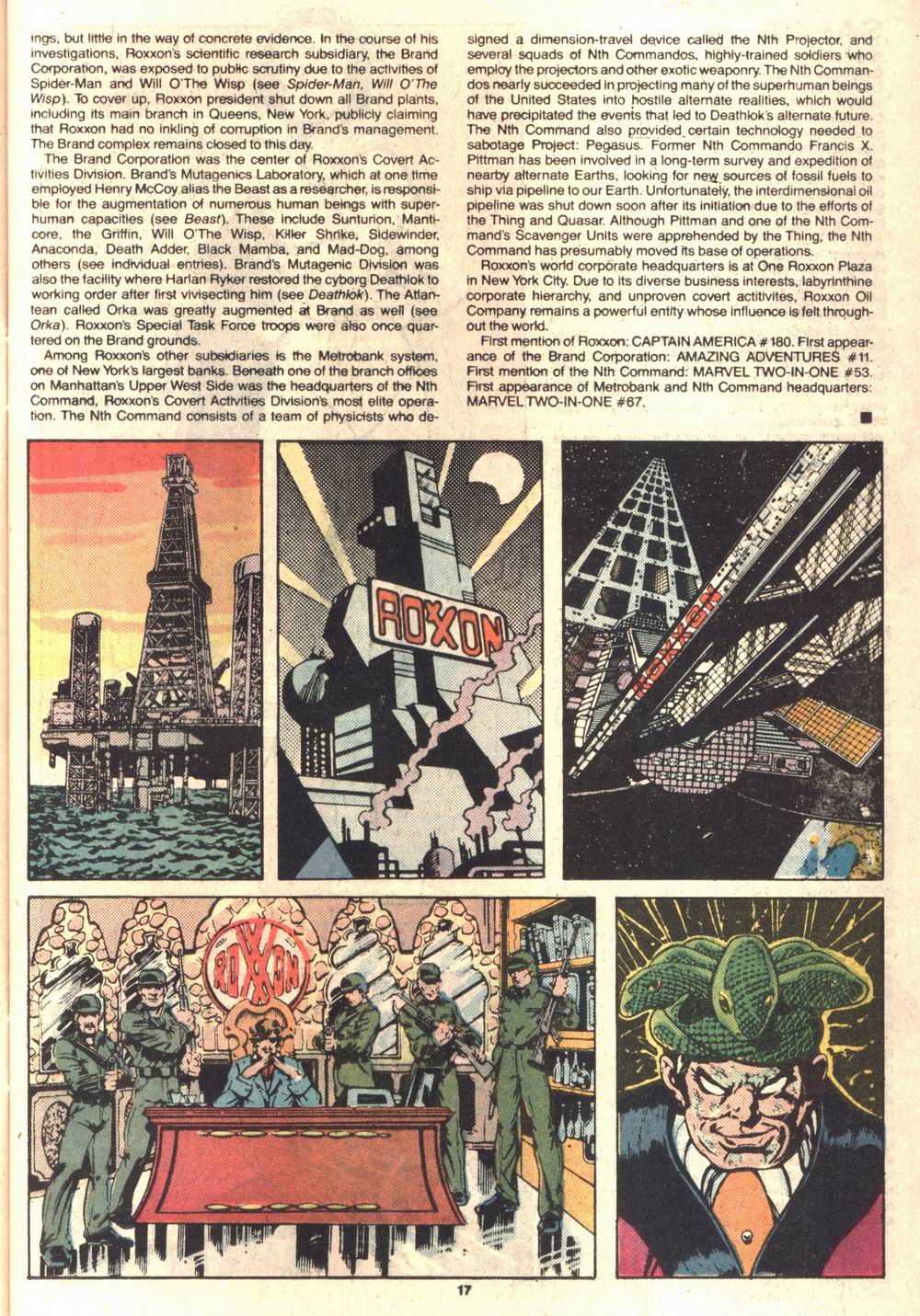 Read online The Official Handbook of the Marvel Universe Deluxe Edition comic -  Issue #11 - 19