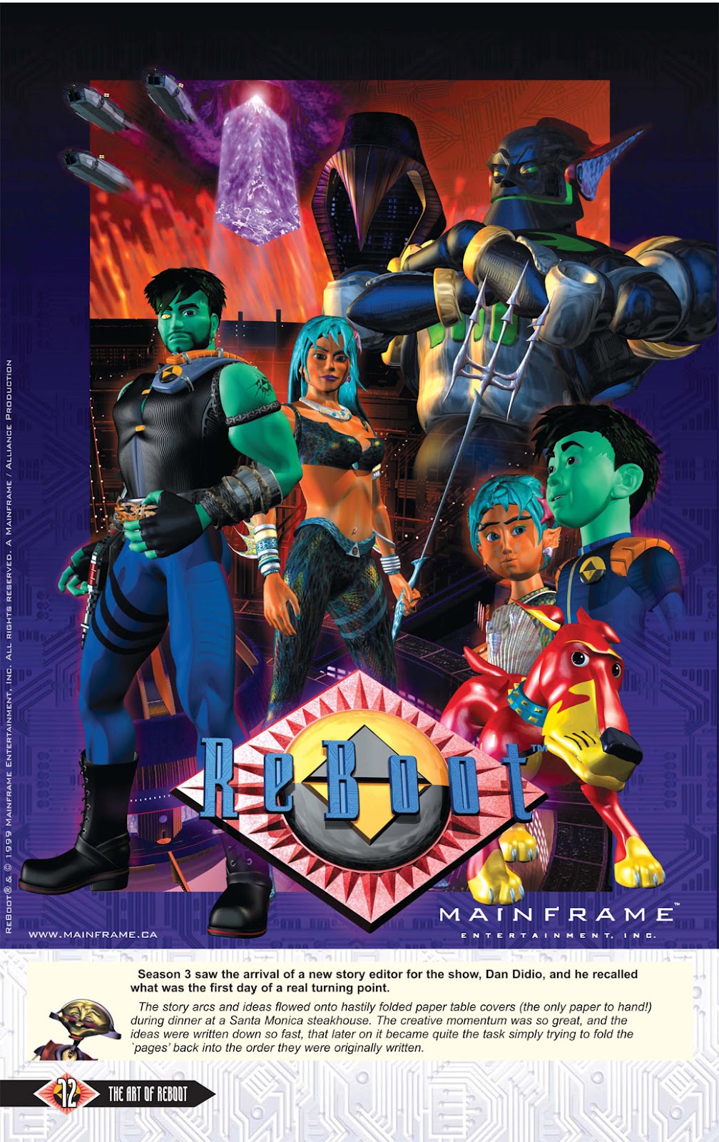 Read online The Art of Reboot comic - Issue # TPB