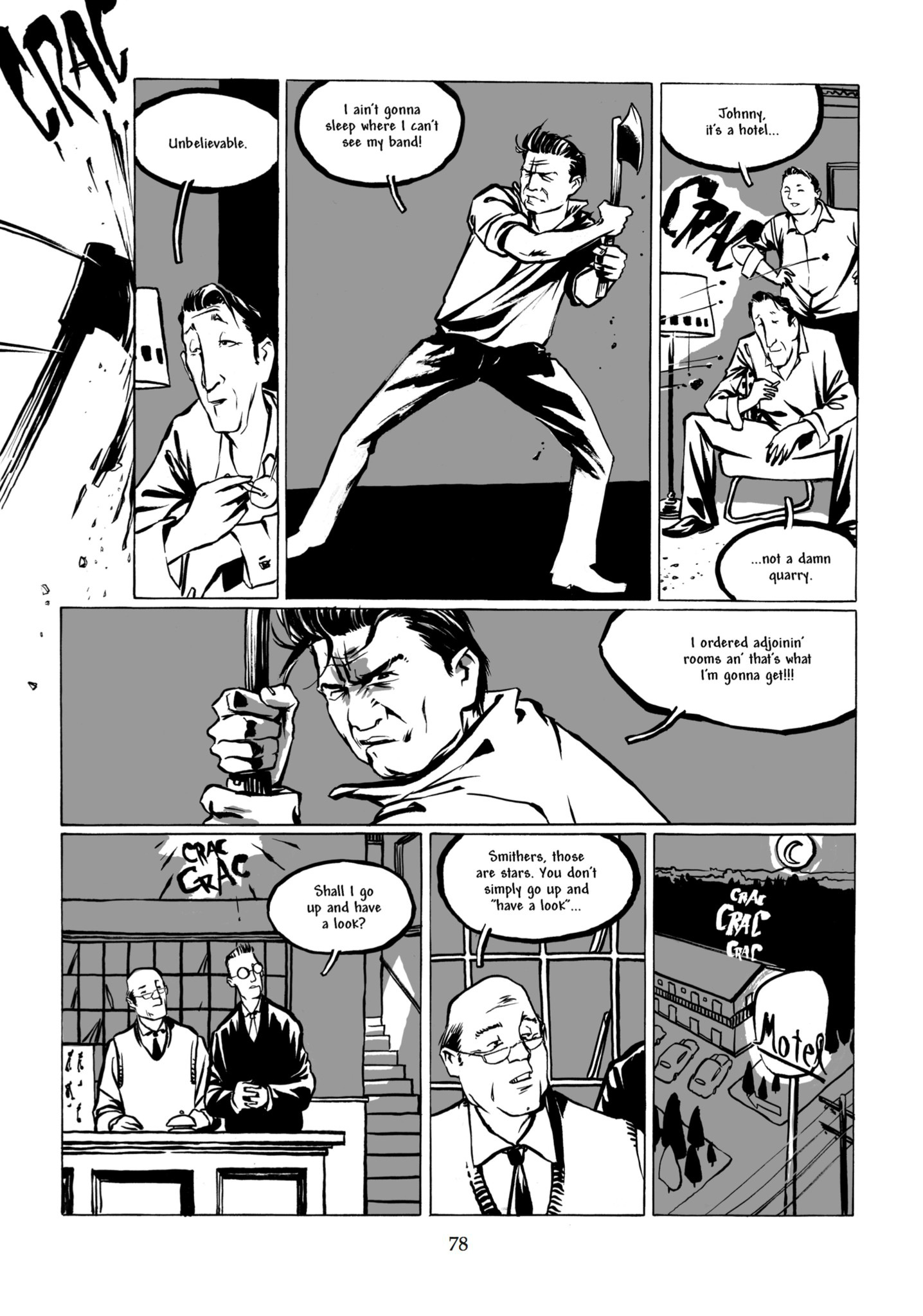 Read online Johnny Cash: I See a Darkness comic -  Issue # TPB - 74