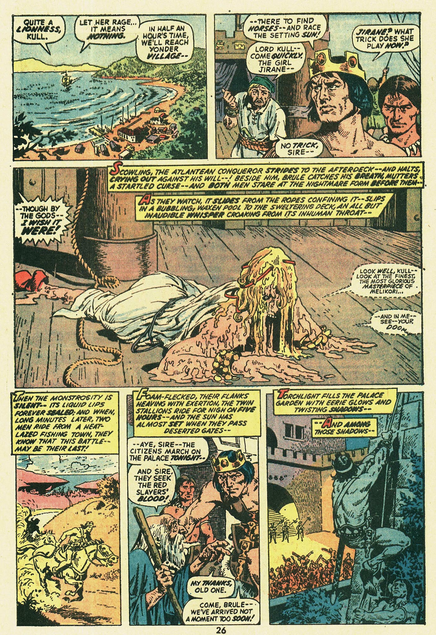 Read online Kull, the Conqueror (1971) comic -  Issue #4 - 17