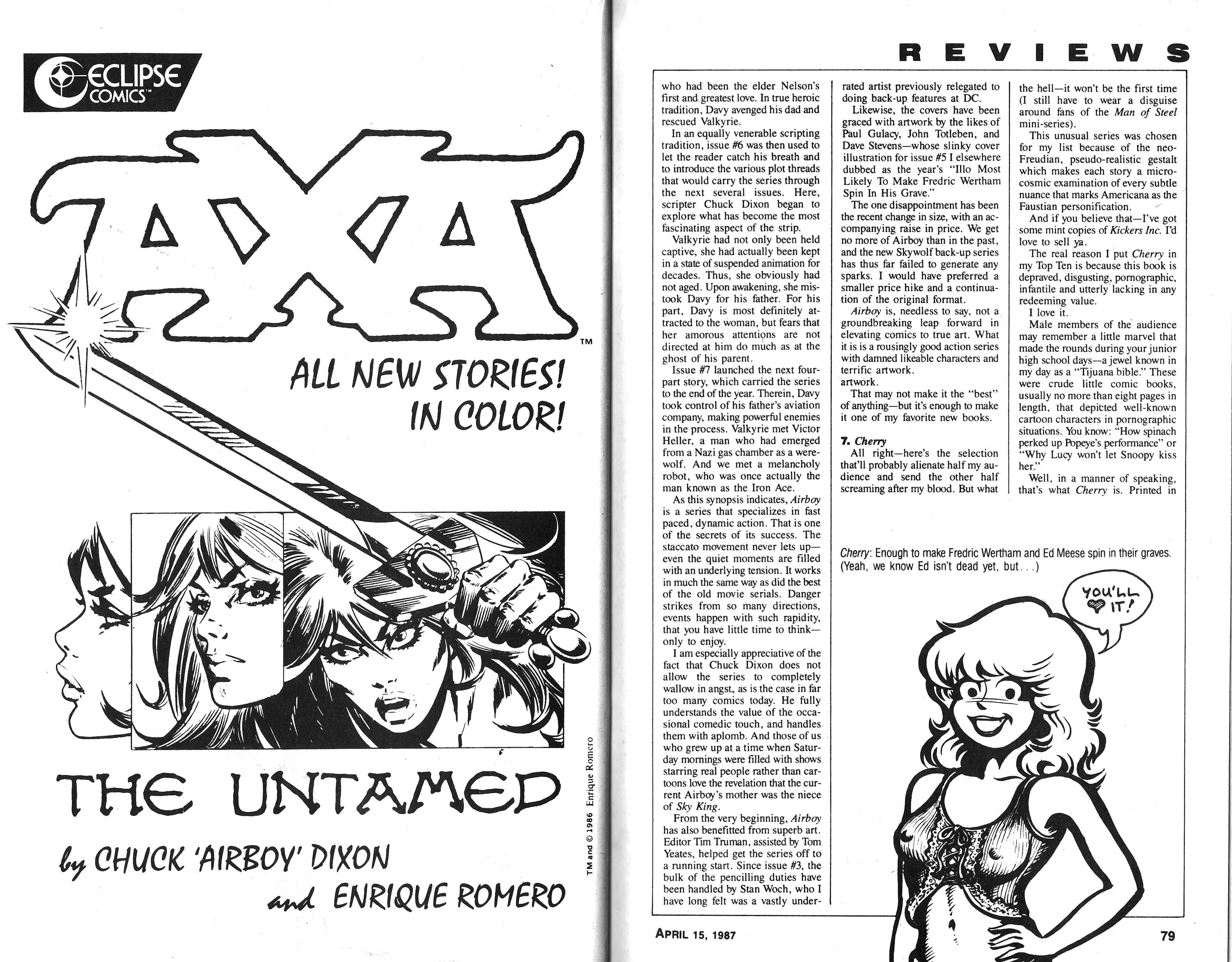 Read online Amazing Heroes comic -  Issue #115 - 40