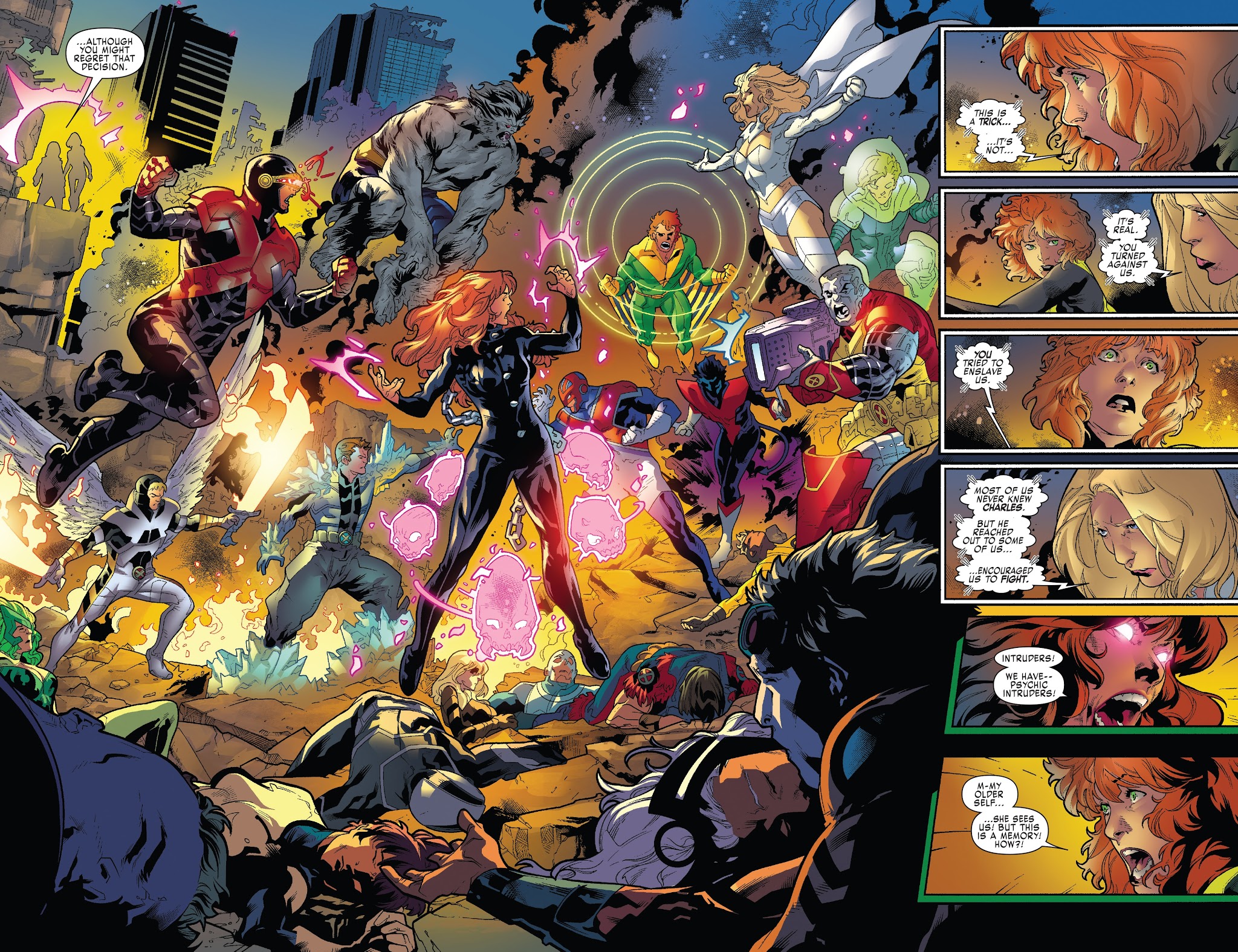 Read online X-Men: Blue comic -  Issue #18 - 17
