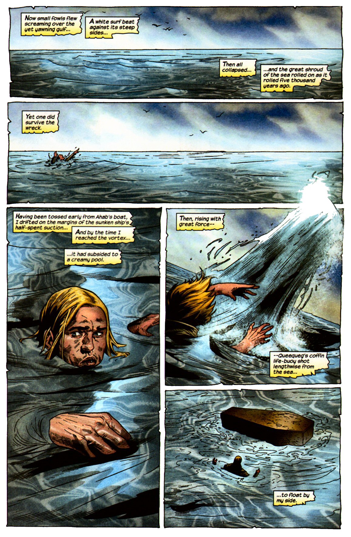 Read online Marvel Illustrated: Moby Dick comic -  Issue # TPB - 140