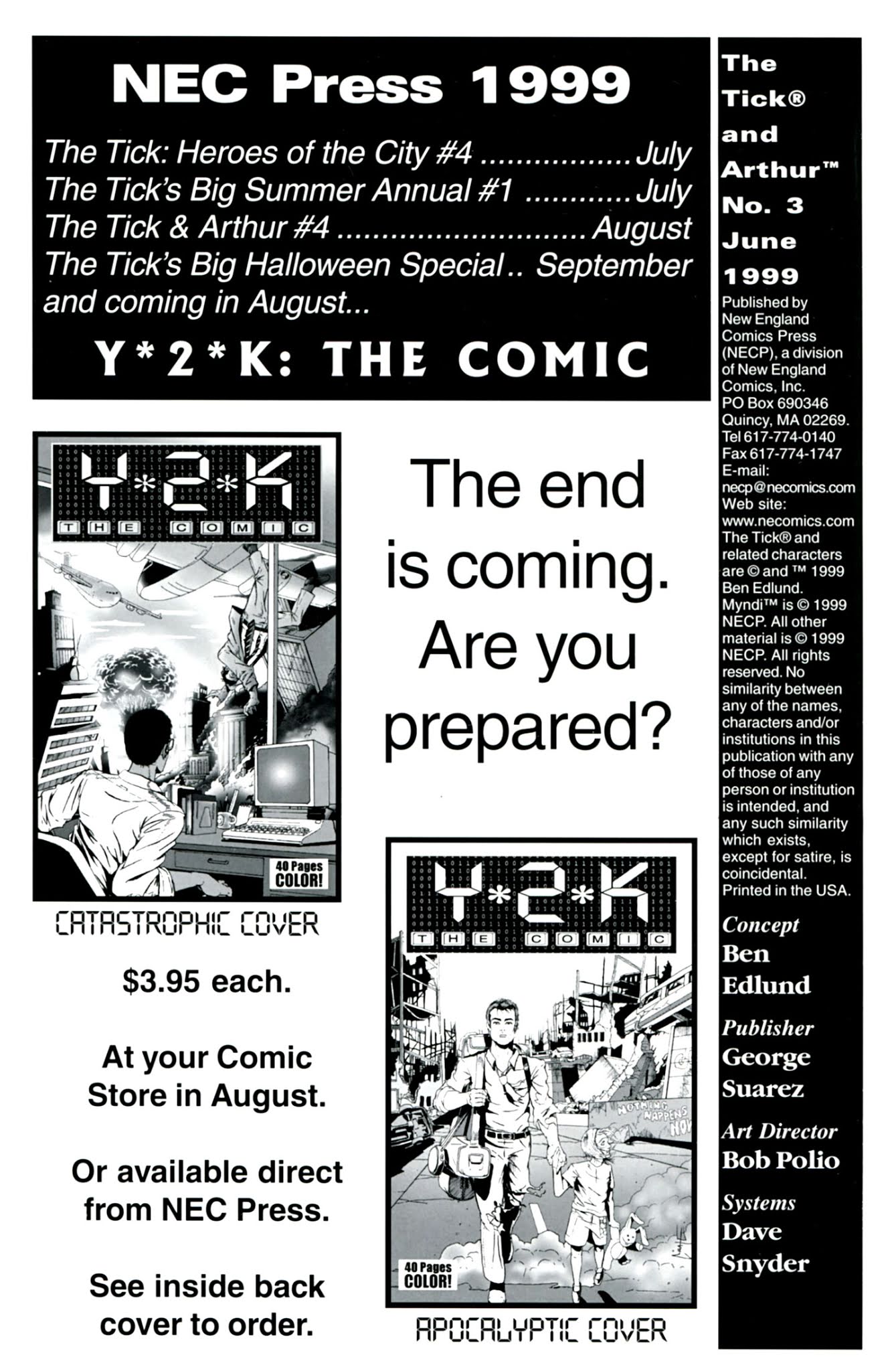 Read online The Tick and Arthur comic -  Issue #3 - 2