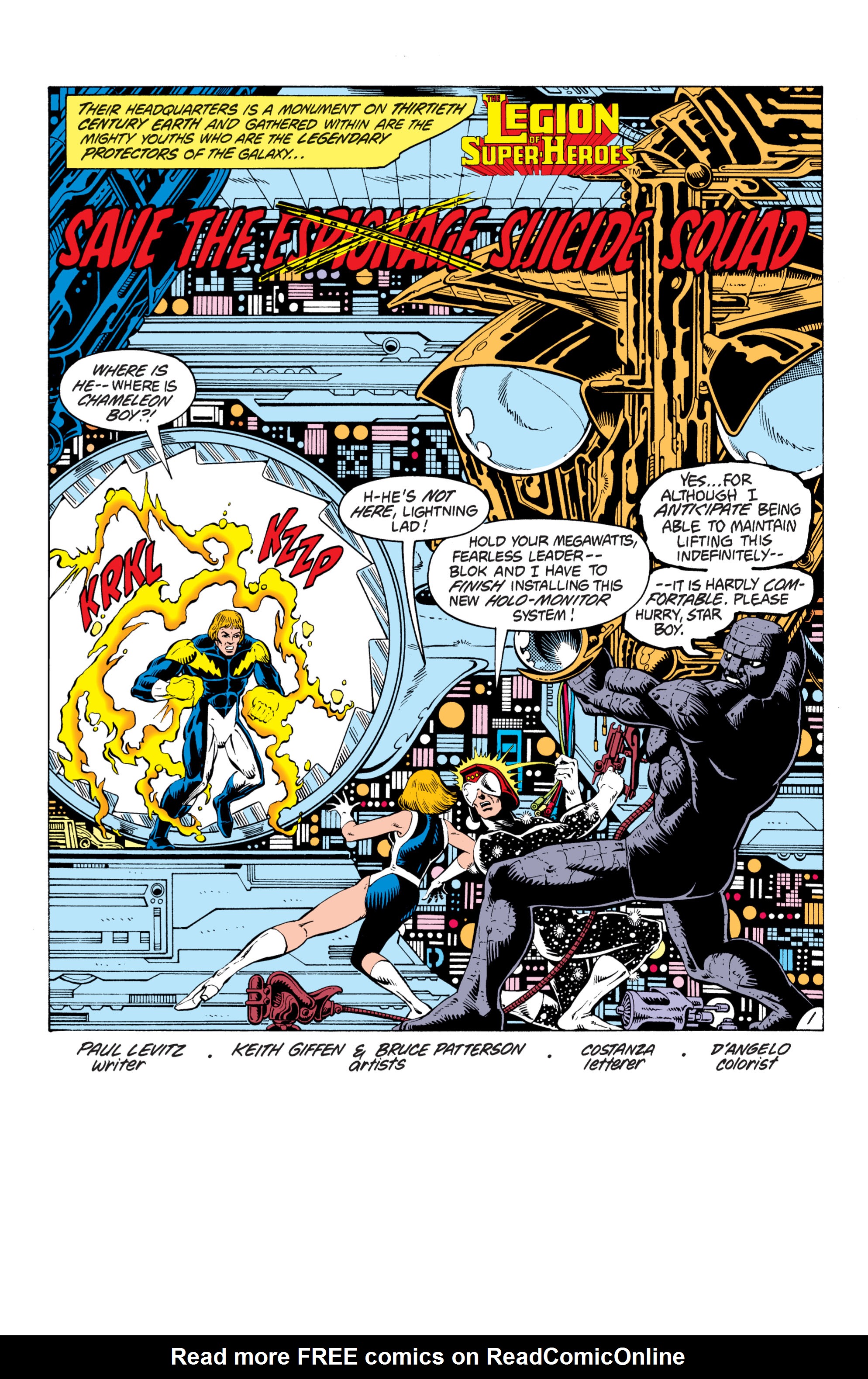 Read online Legion of Super-Heroes (1980) comic -  Issue #287 - 2