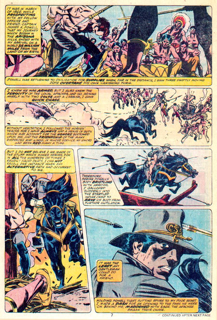 Read online John Carter Warlord of Mars comic -  Issue #1 - 6