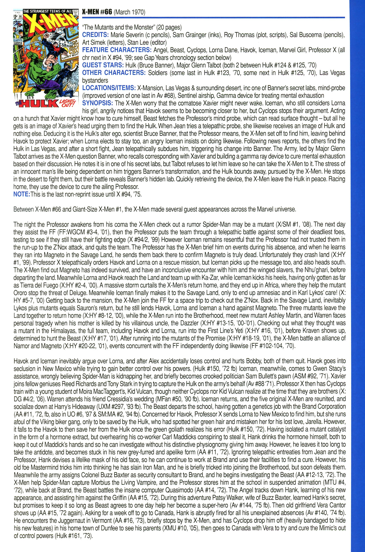 Read online Official Index to the Marvel Universe comic -  Issue #2 - 53
