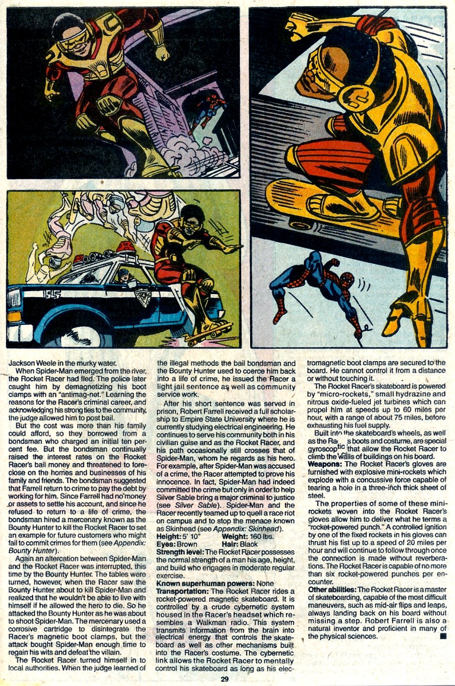 Read online The Official Handbook of the Marvel Universe: Update '89 comic -  Issue #6 - 31