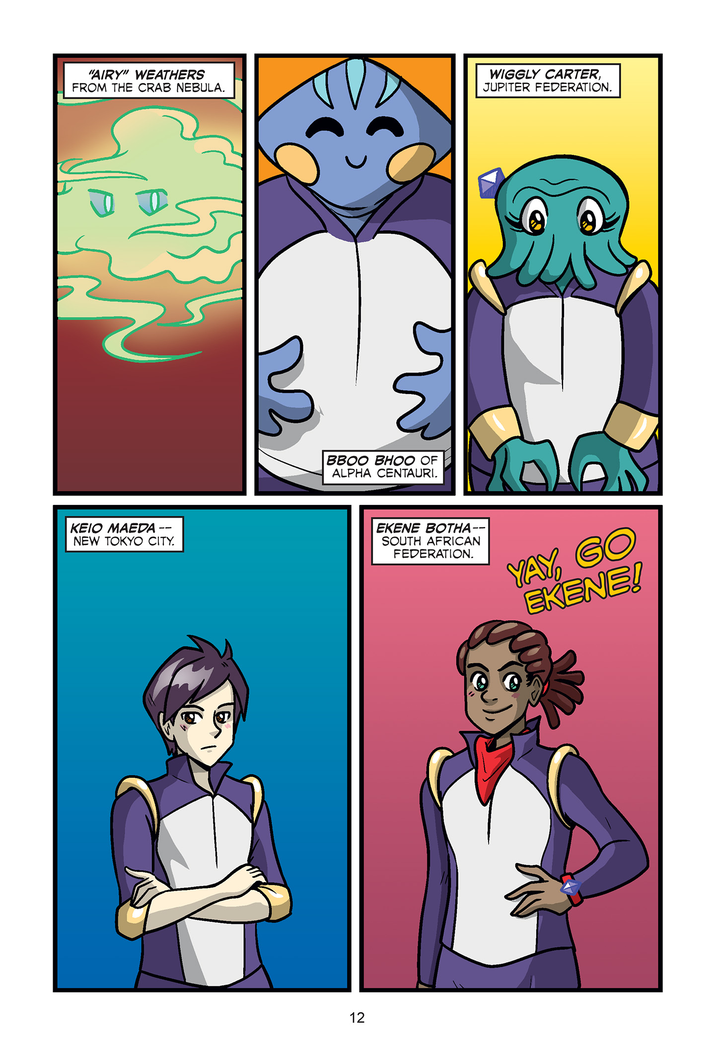 Read online Ana and the Cosmic Race comic -  Issue # TPB - 14