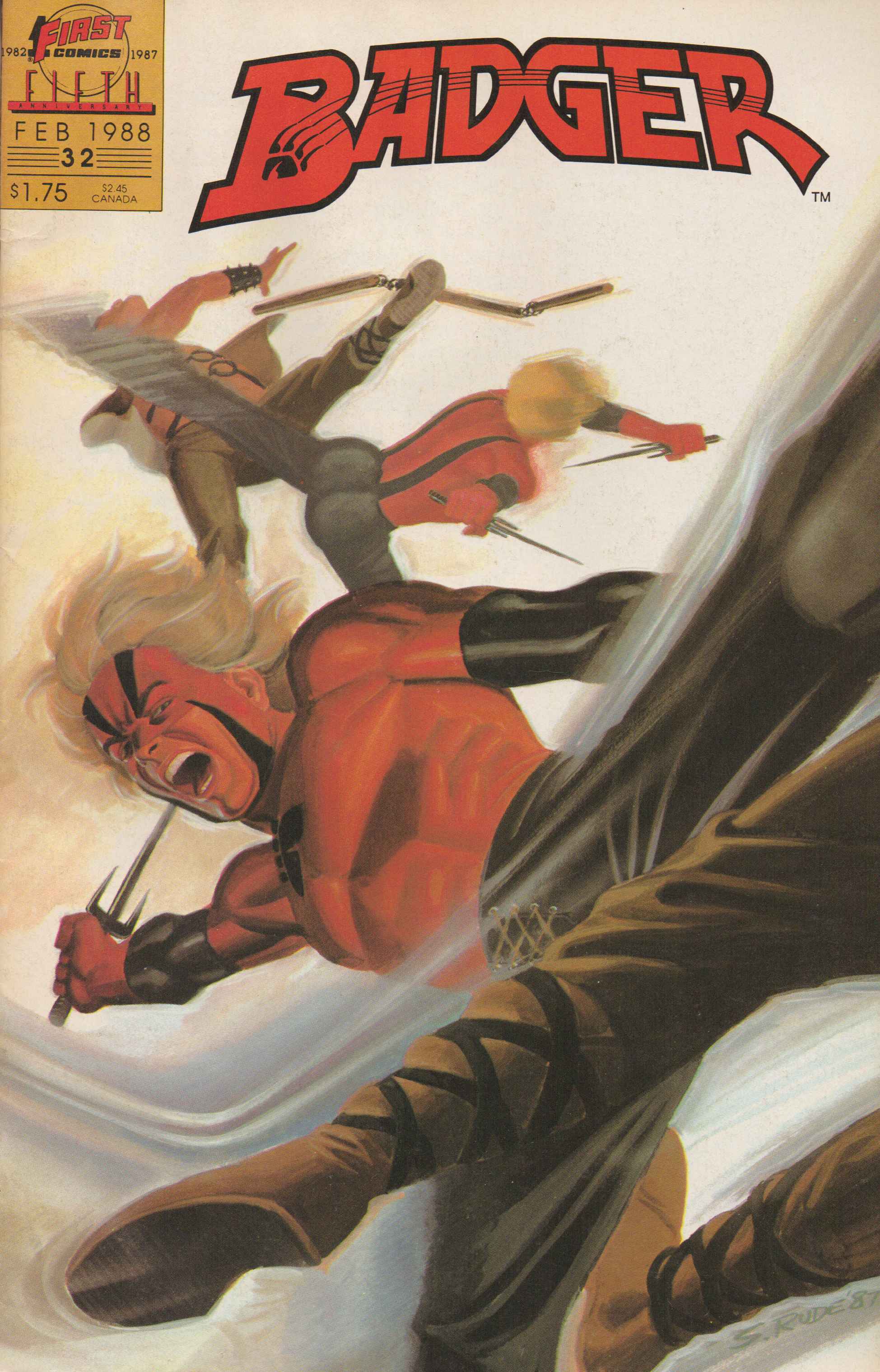 Read online The Badger comic -  Issue #32 - 1