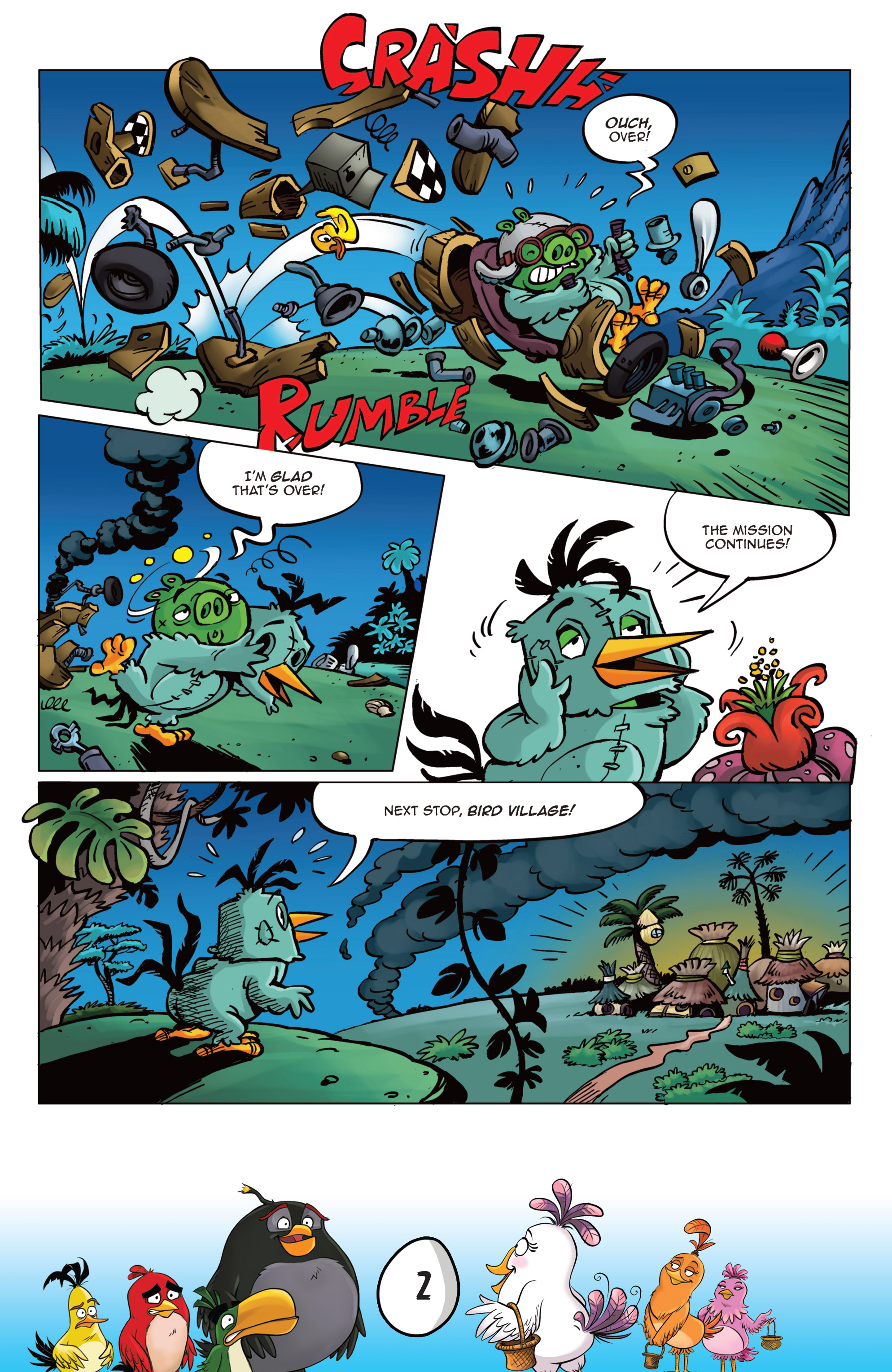 Read online Angry Birds: Flight School comic -  Issue #3 - 4