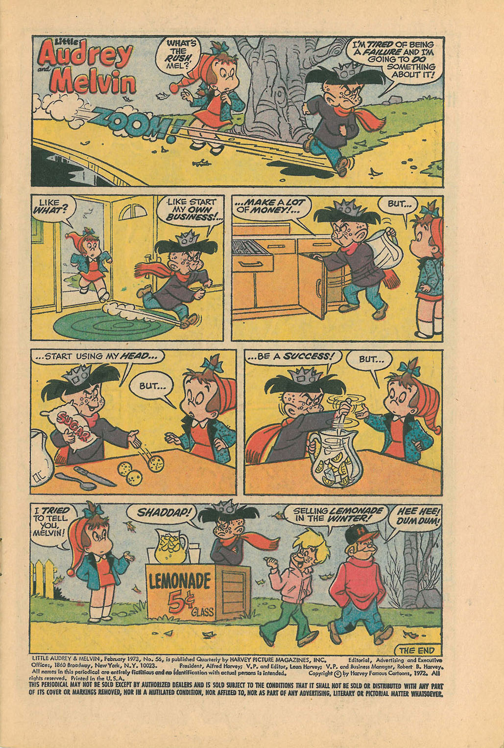 Read online Little Audrey And Melvin comic -  Issue #56 - 3