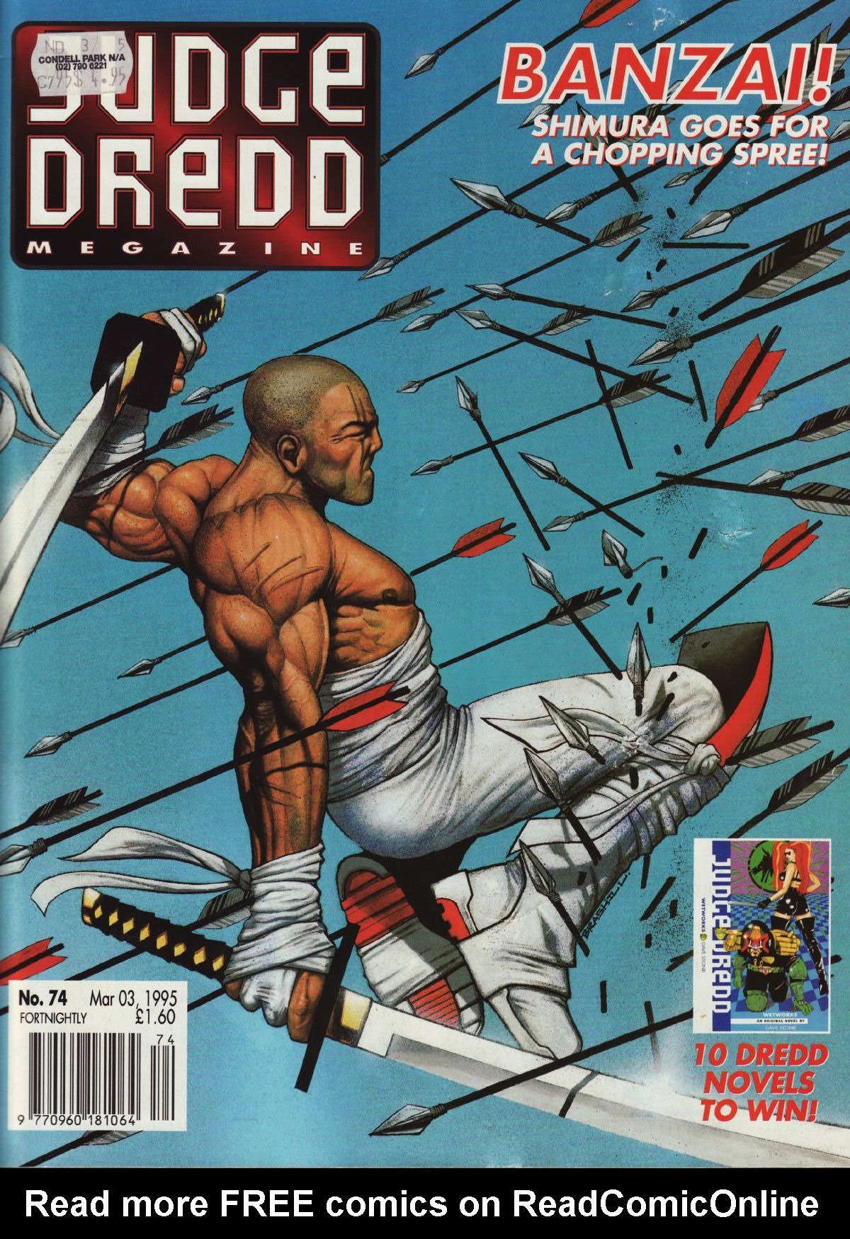 Read online Judge Dredd: The Megazine (vol. 2) comic -  Issue #74 - 1