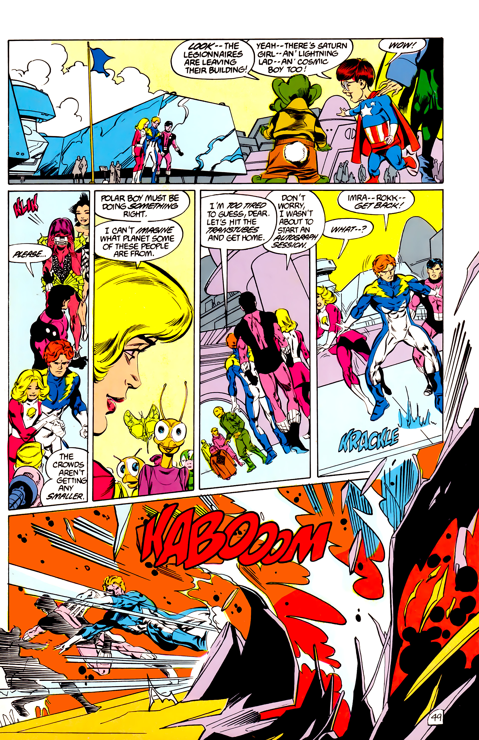 Read online Legion of Super-Heroes (1984) comic -  Issue #45 - 49